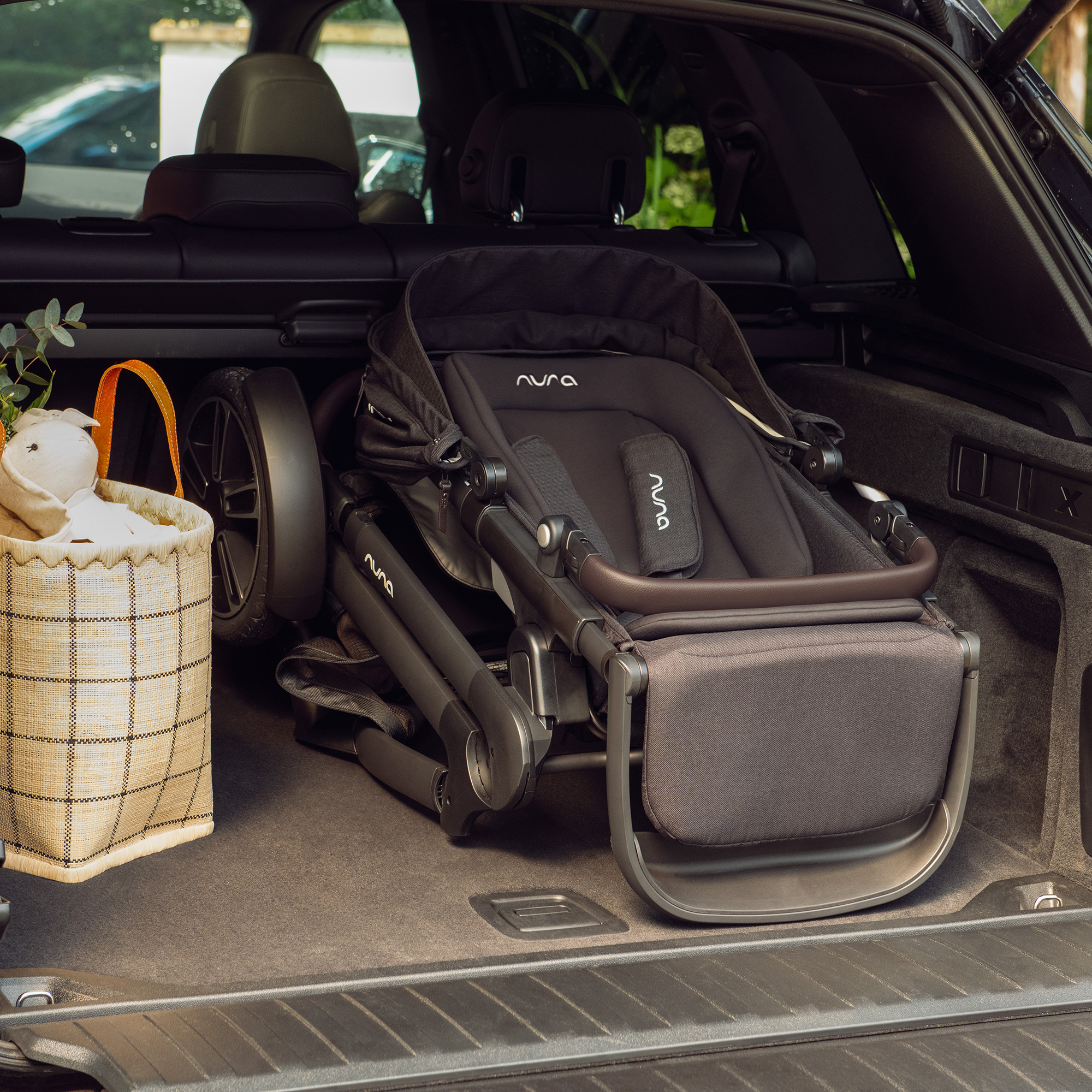 Kombi-Kinderwagen, nuna, Schwarz – Produktansicht