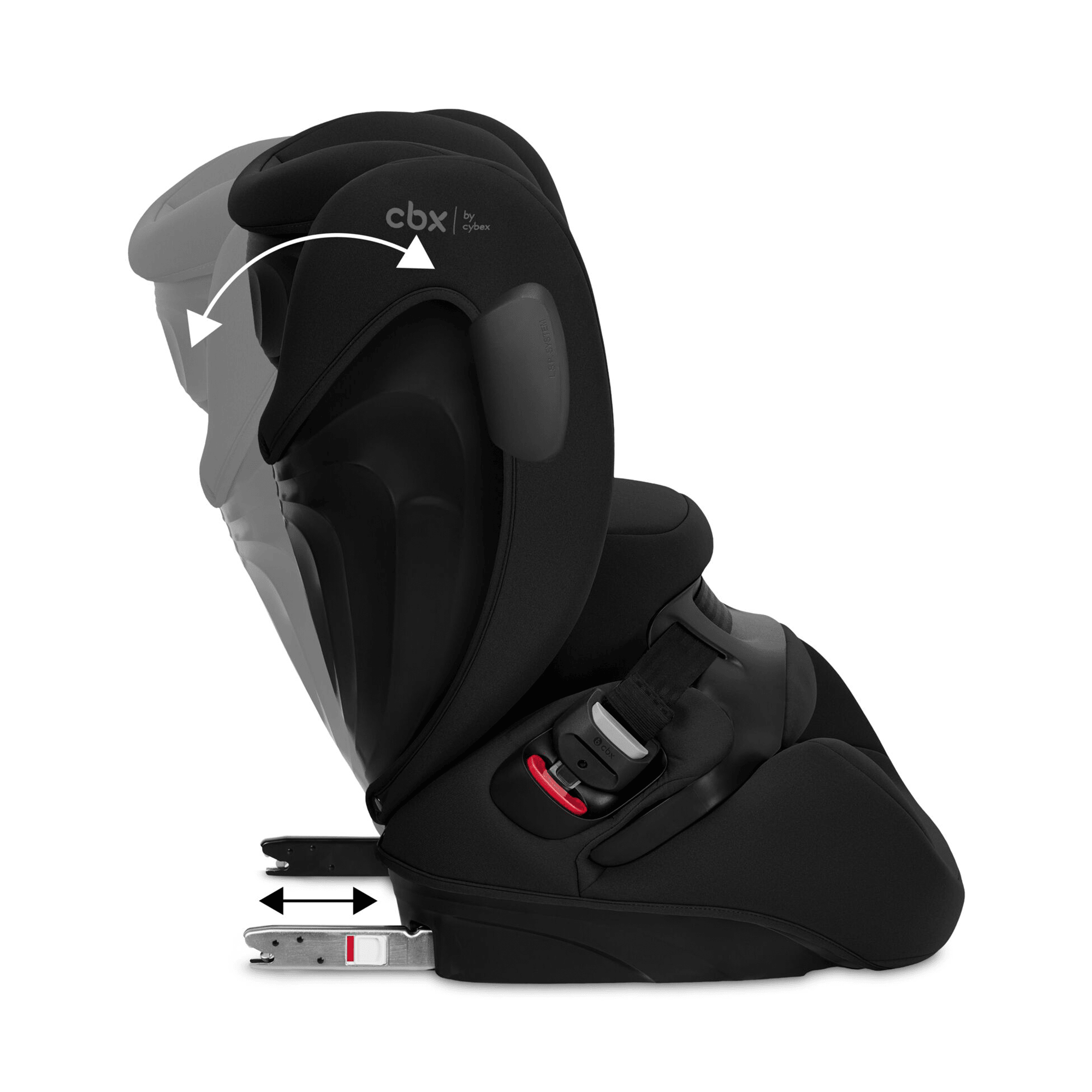 Kindersitze 9-36 kg, Gruppe 1/2/3, cbx by cybex, Schwarz – Produktansicht