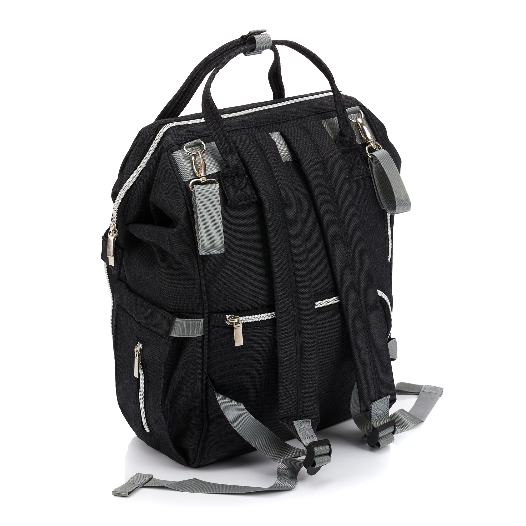Wickelrucksäcke, LITTLE ONE, Schwarz – Produktansicht