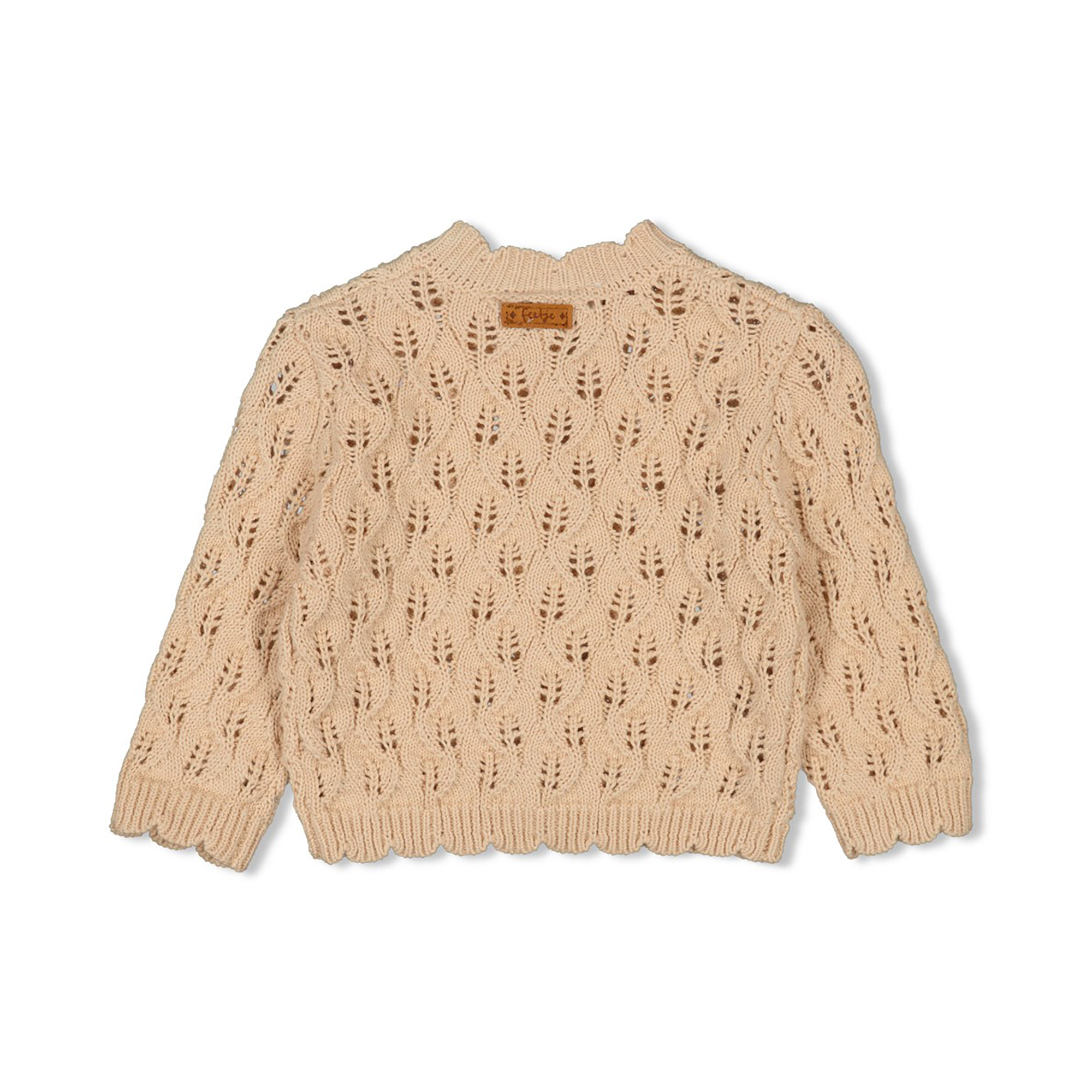 Sweat-, Fleece- & Strickjacken, FEETJE, Beige – Produktansicht