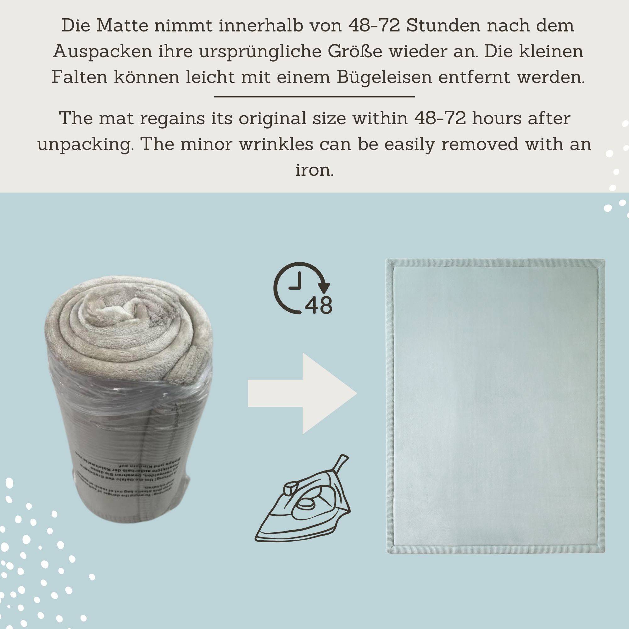 Teppiche, Hakuna matte, Grün – Produktansicht