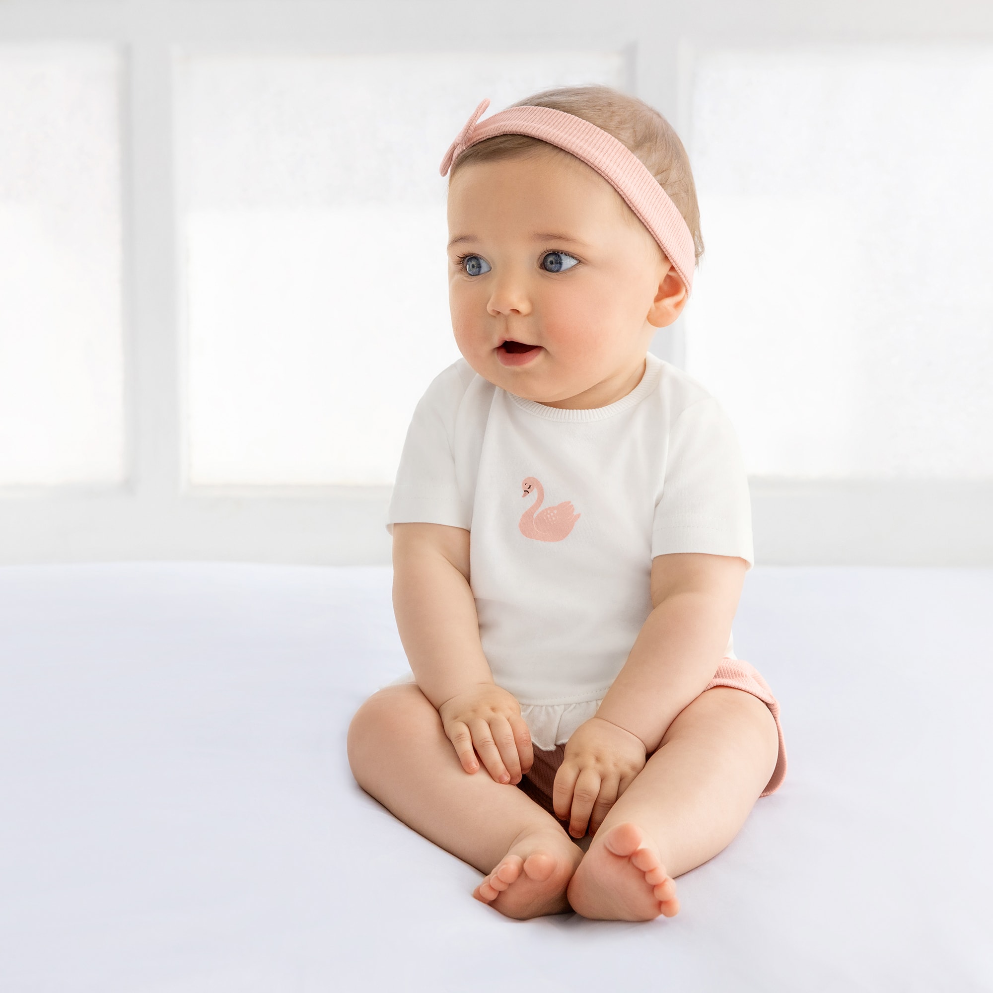 Kurzarmshirts, blue seven, Weiß – Besonderheit: Set bestehend aus T-Shirt und Shorts