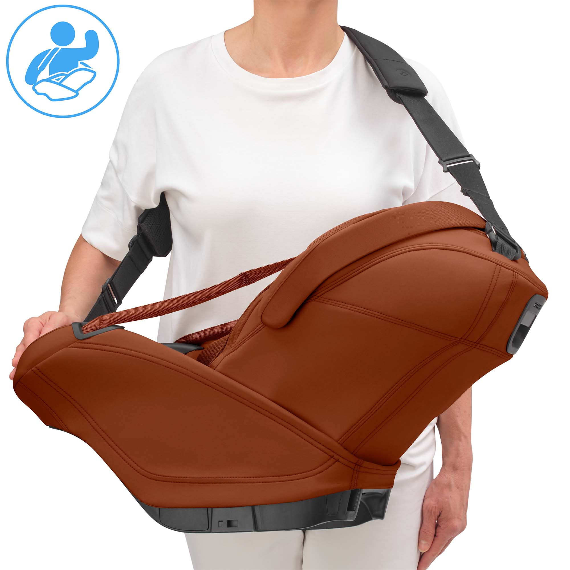 Babyschalen 0-13 kg, Gruppe 0+, MAXI-COSI Premium, Braun – Produktansicht