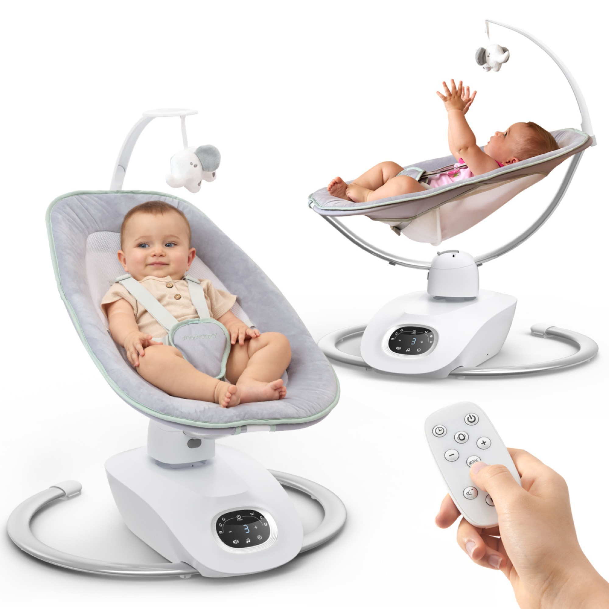 Wippen, momcozy, Grau – Produktansicht