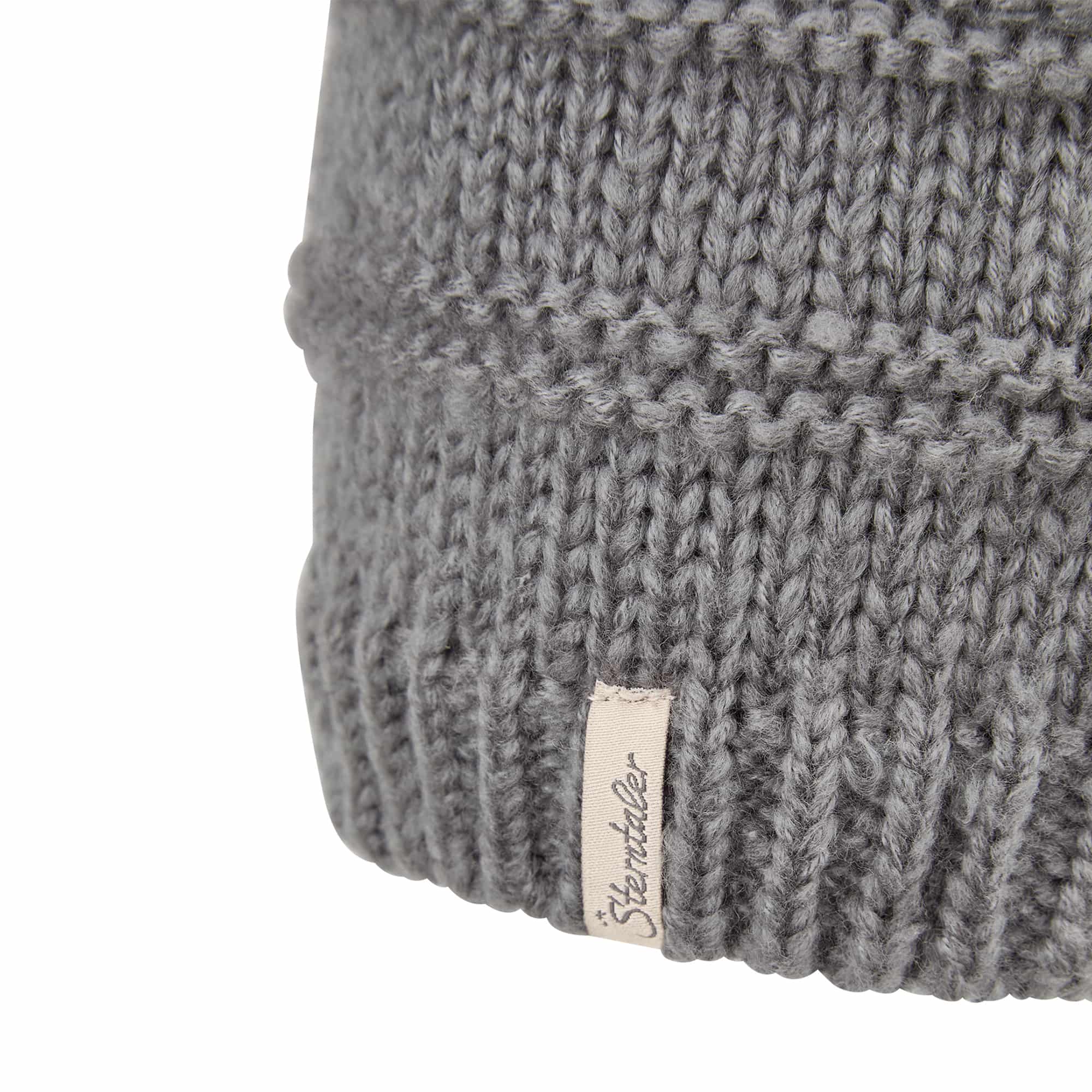 Wintermützen, Sterntaler, Grau – Produktansicht