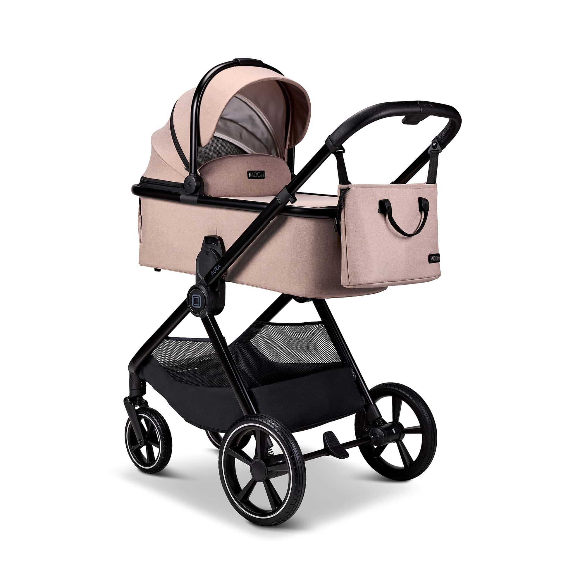 Kombi-Kinderwagen, MOON, Beige – Produktansicht