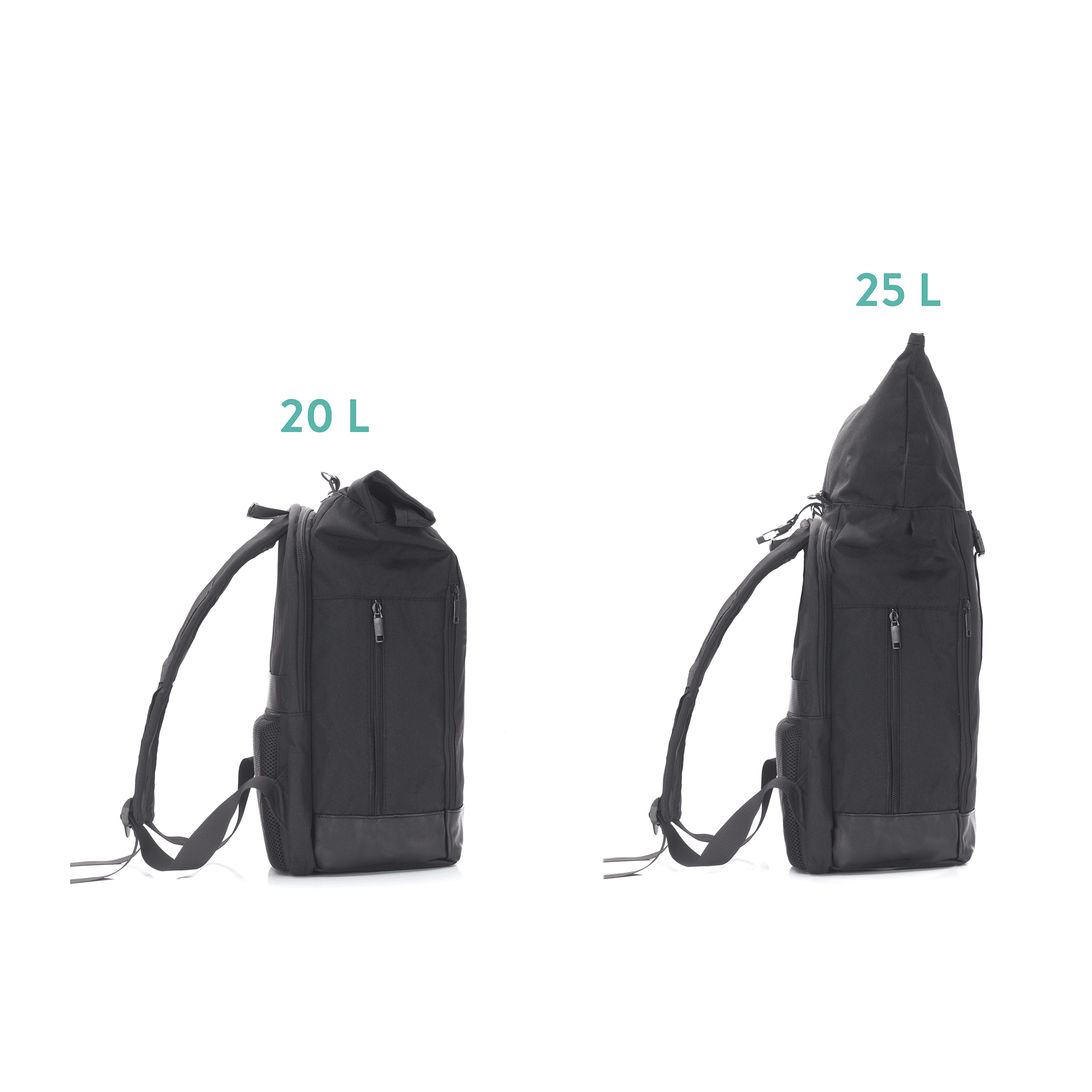 Wickelrucksäcke, LITTLE ONE, Schwarz – Produktansicht