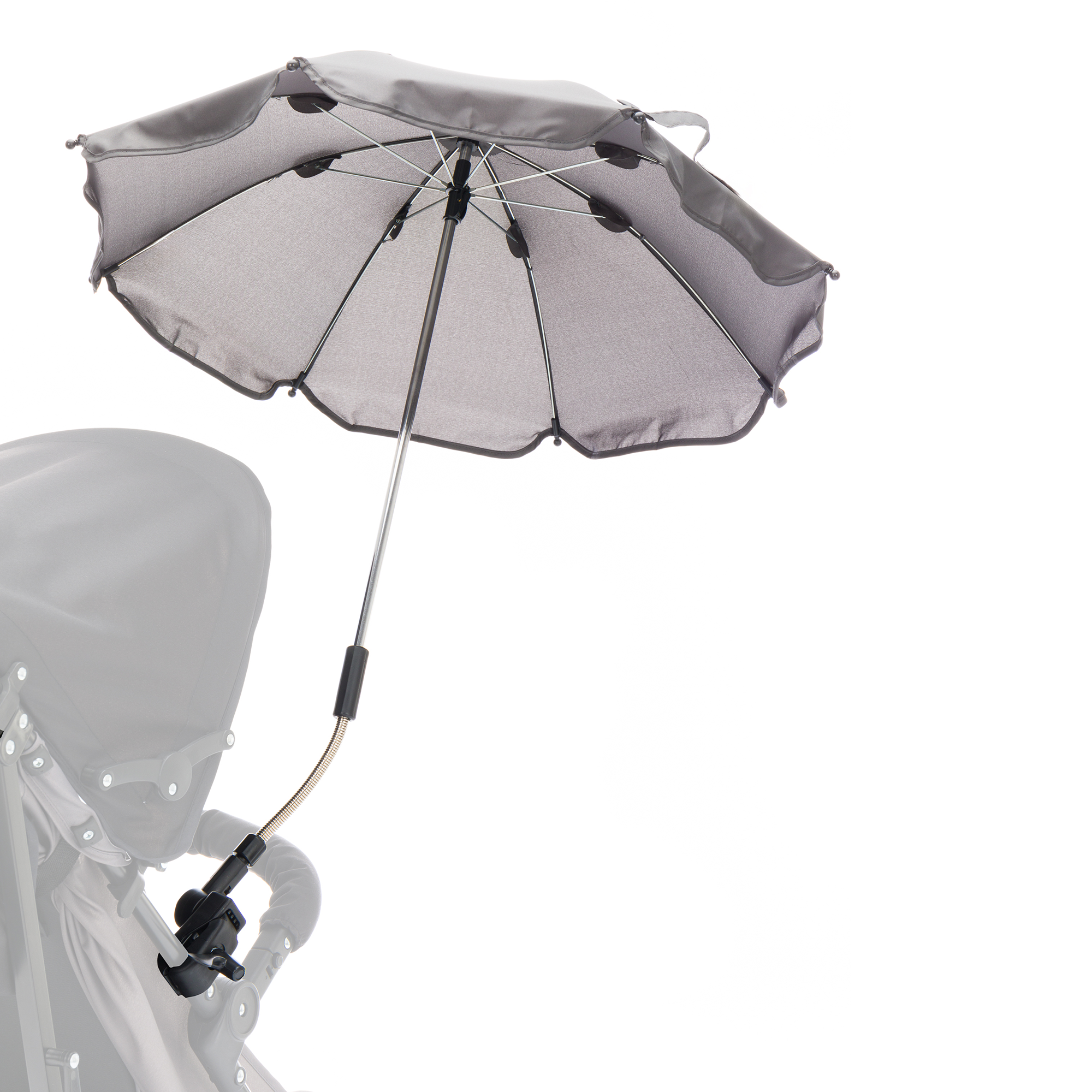 Sonnen- & Insektenschutz Kinderwagen, LITTLE ONE, Grau – Produktansicht