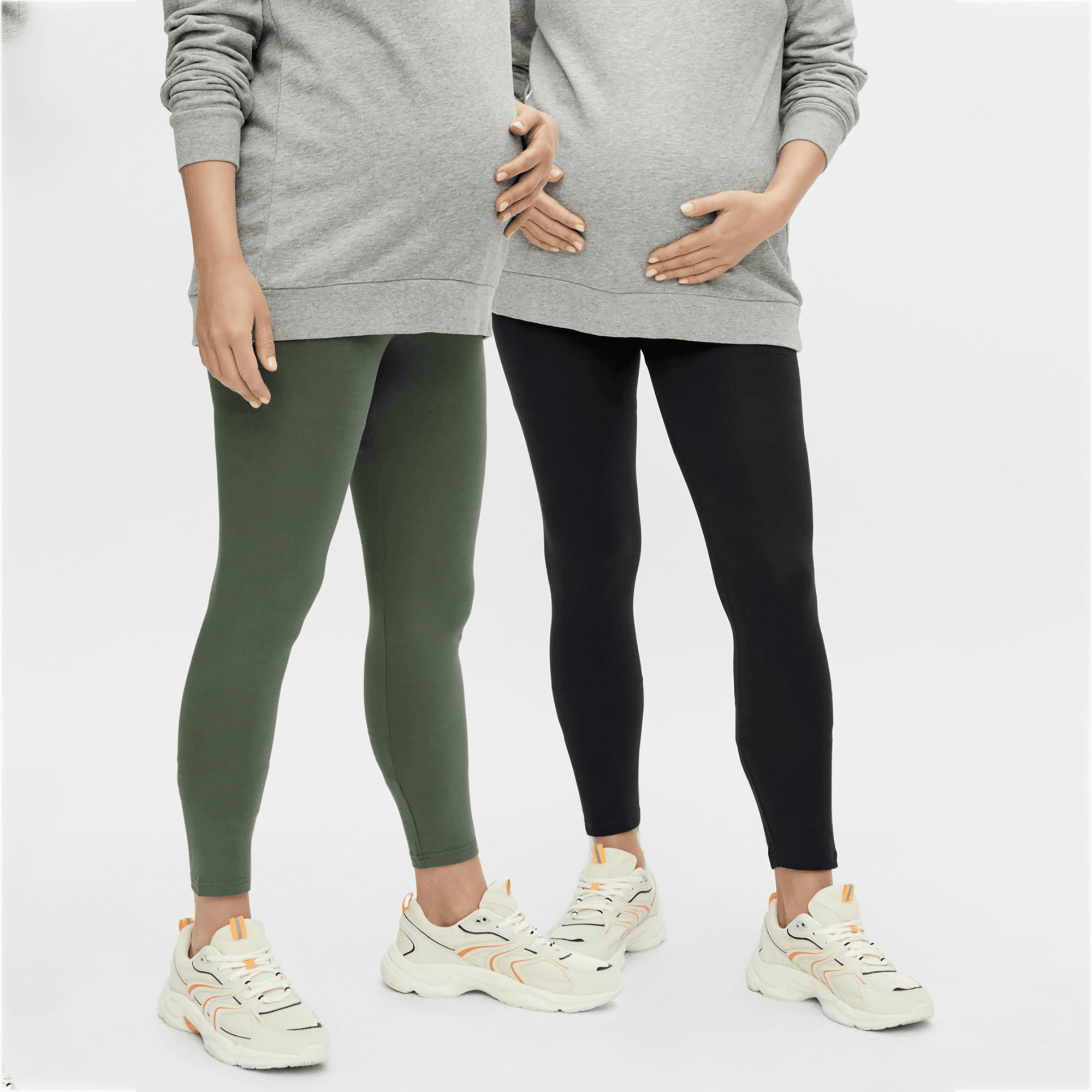 Umstandshosen, Mamalicious, Mehrfarbig – Besonderheit: hoher Anteil an Bio-Baumwolle