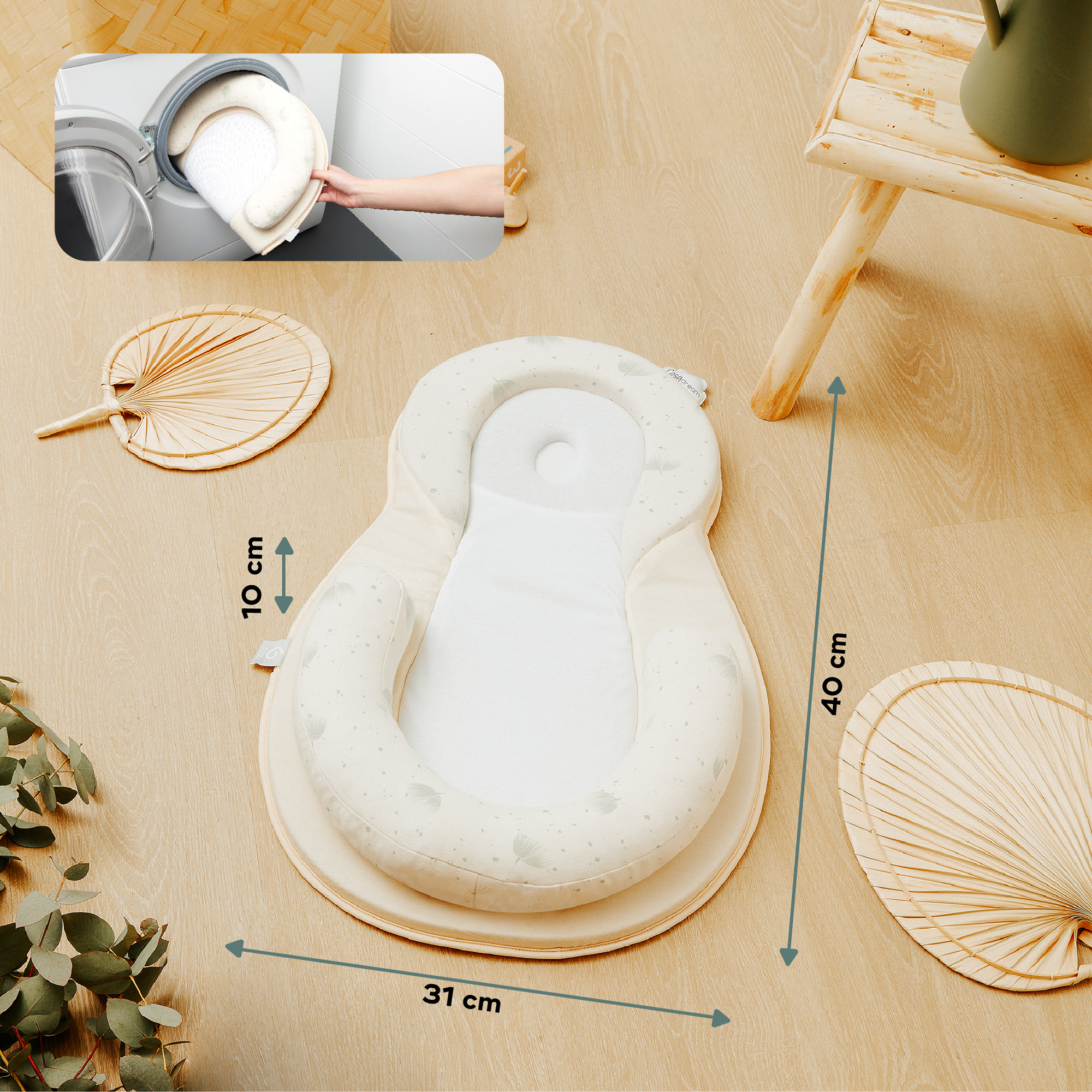 Komfortkissen, babymoov, Beige – Produktansicht