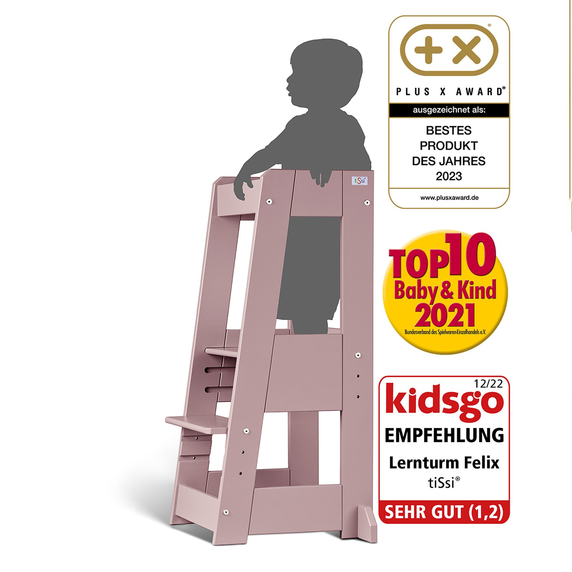 Lerntürme, tiSsi, Pink – Produktansicht