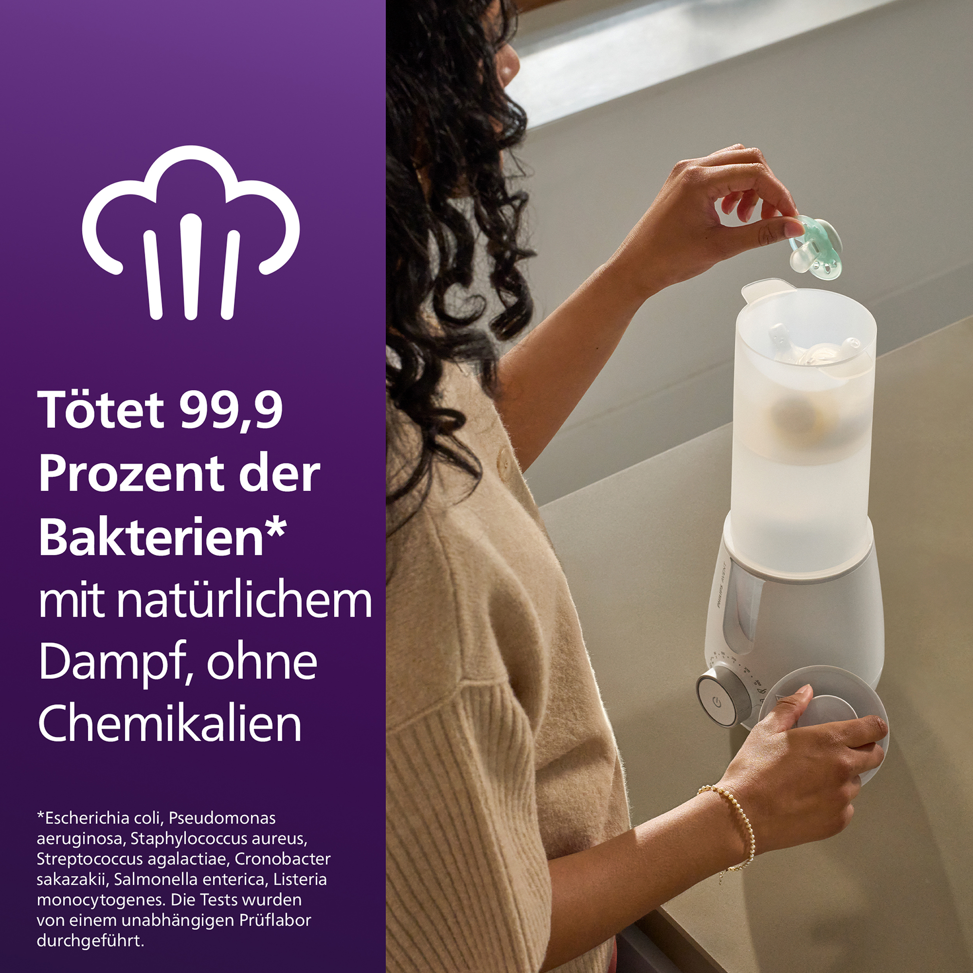 Babykostwärmer, PHILIPS AVENT, Weiß – Produktansicht