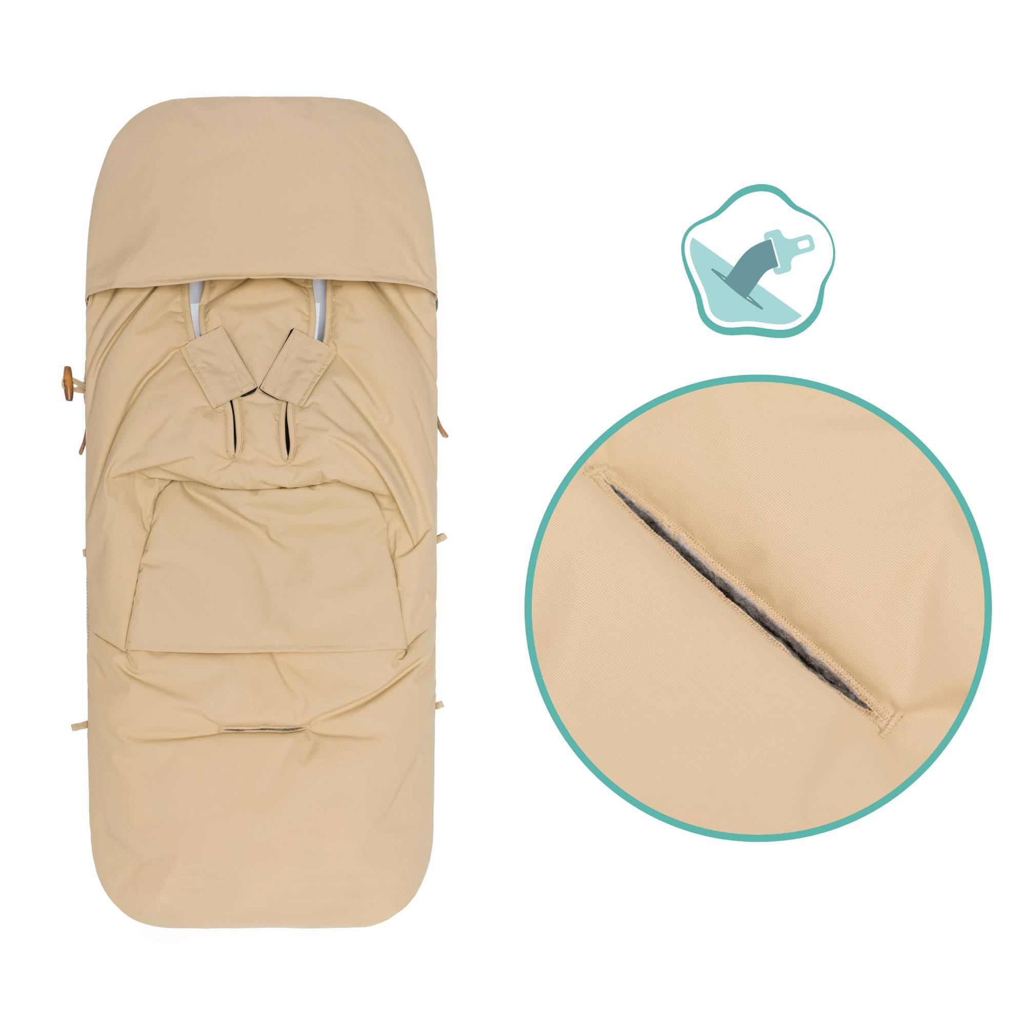 Fußsäcke & Decken, LITTLE ONE, Beige – Produktansicht