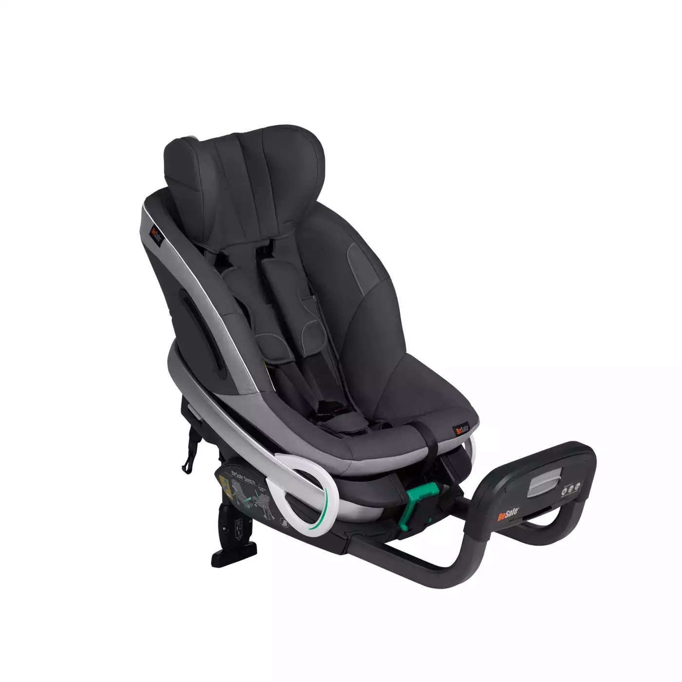 Kindersitze 9-36 kg, Gruppe 1/2/3, BeSafe, Grau – Besonderheit: Reboarder von BeSafe für ein Maximum an Sicherheit