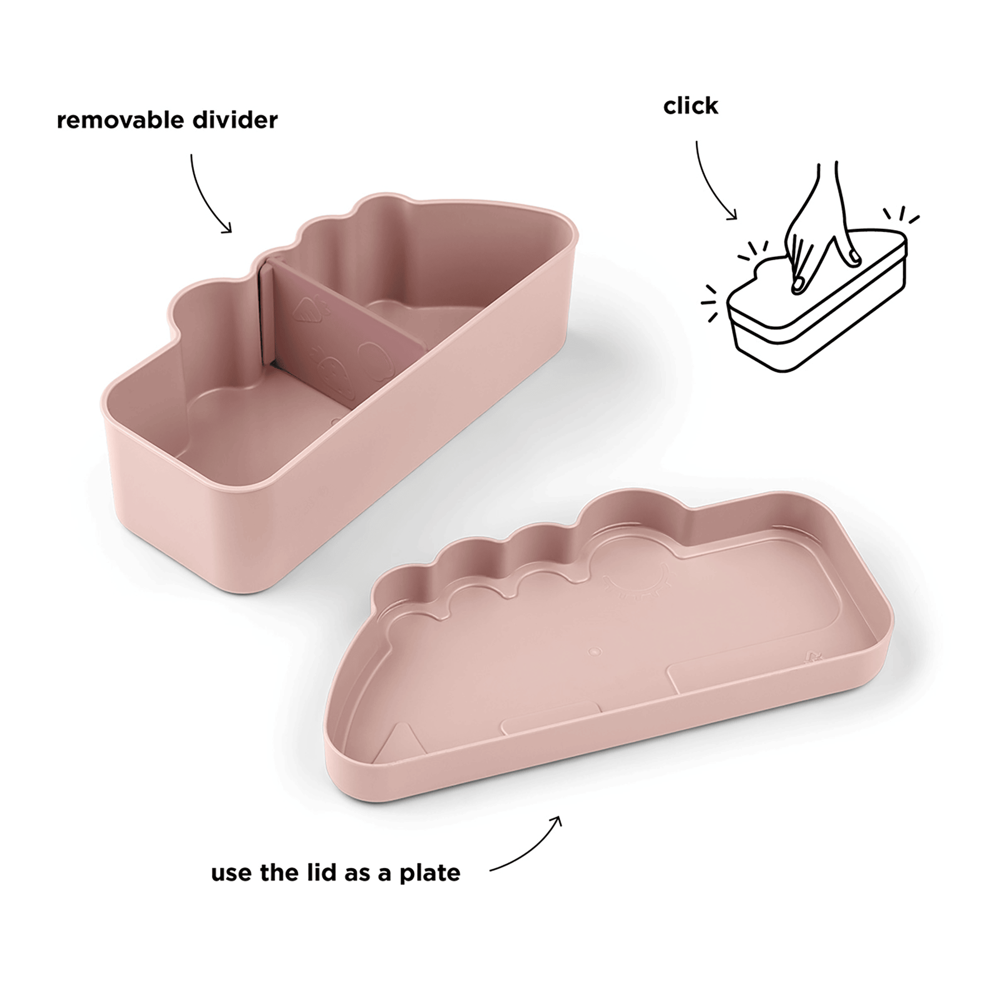 Brotdosen & Snackboxen, done by deer, Pink – Produktansicht