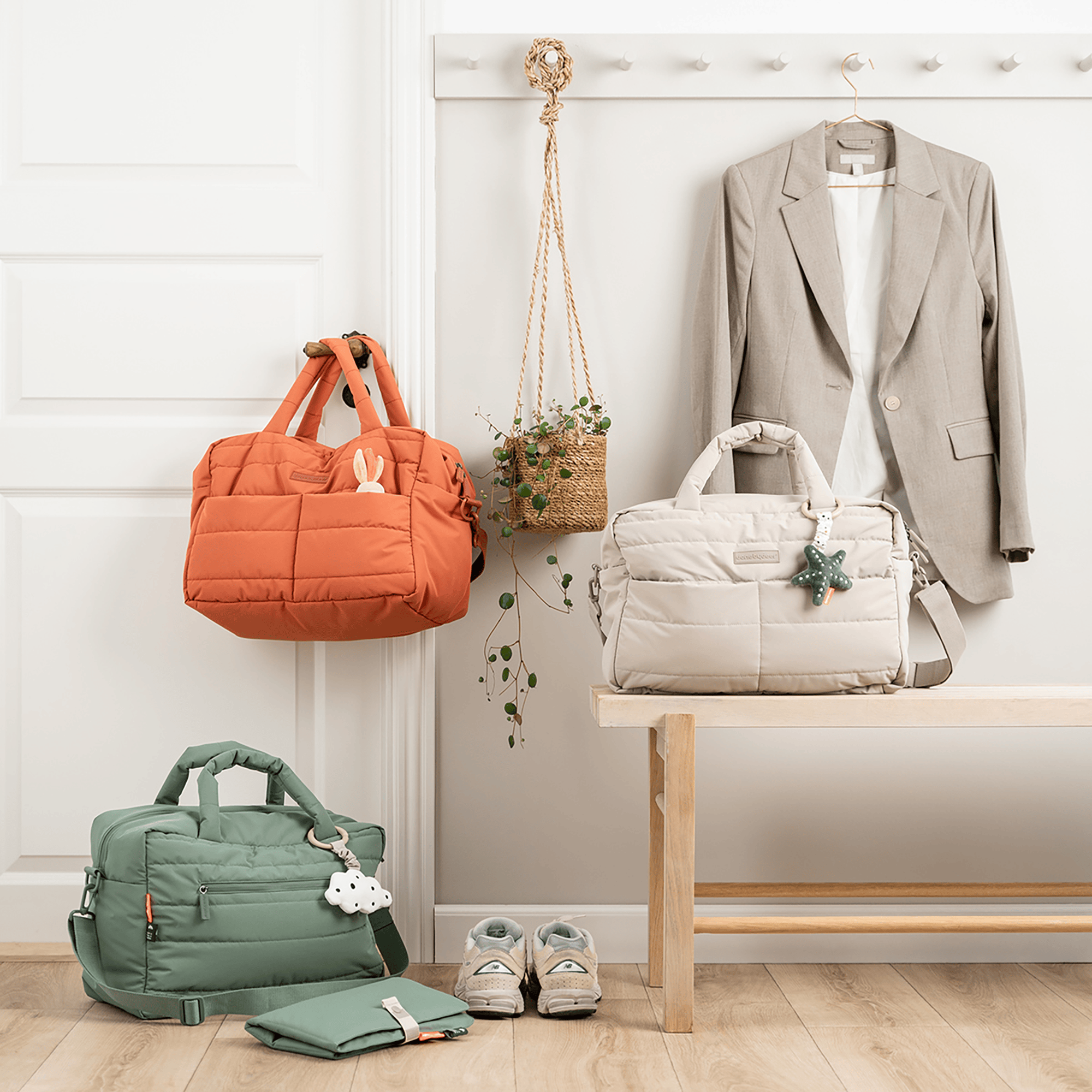 Wickeltaschen, done by deer, Blau – Produktansicht