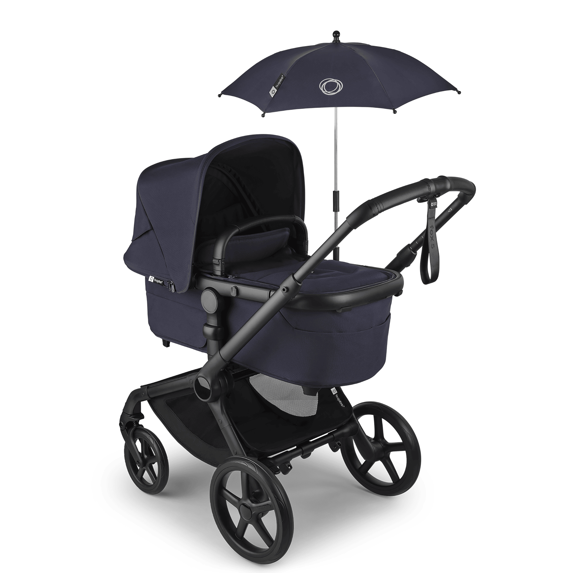 Sonnenschirme für Kinderwagen, bugaboo, Blau – Besonderheit: LSF 50+ Sonnenschutz
