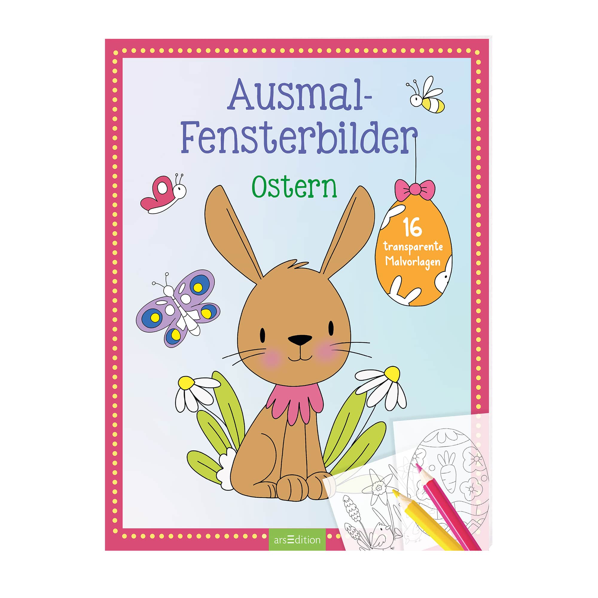 Malbücher, arsEdition, Pink – Produktansicht