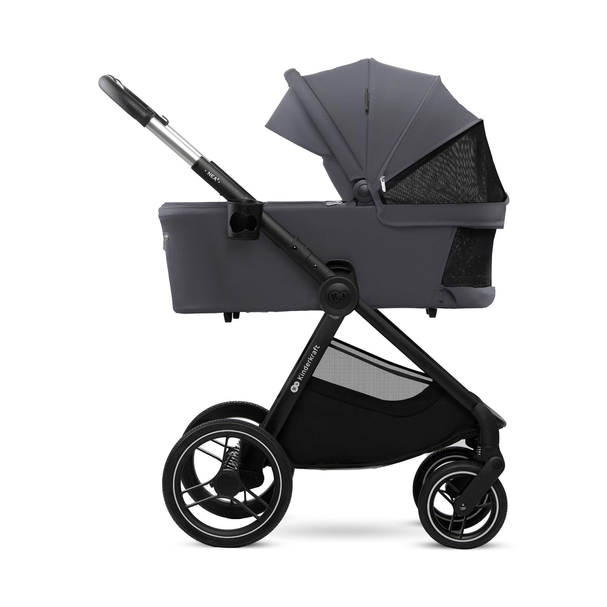Kombi-Kinderwagen, Kinderkraft, Grau – Produktansicht