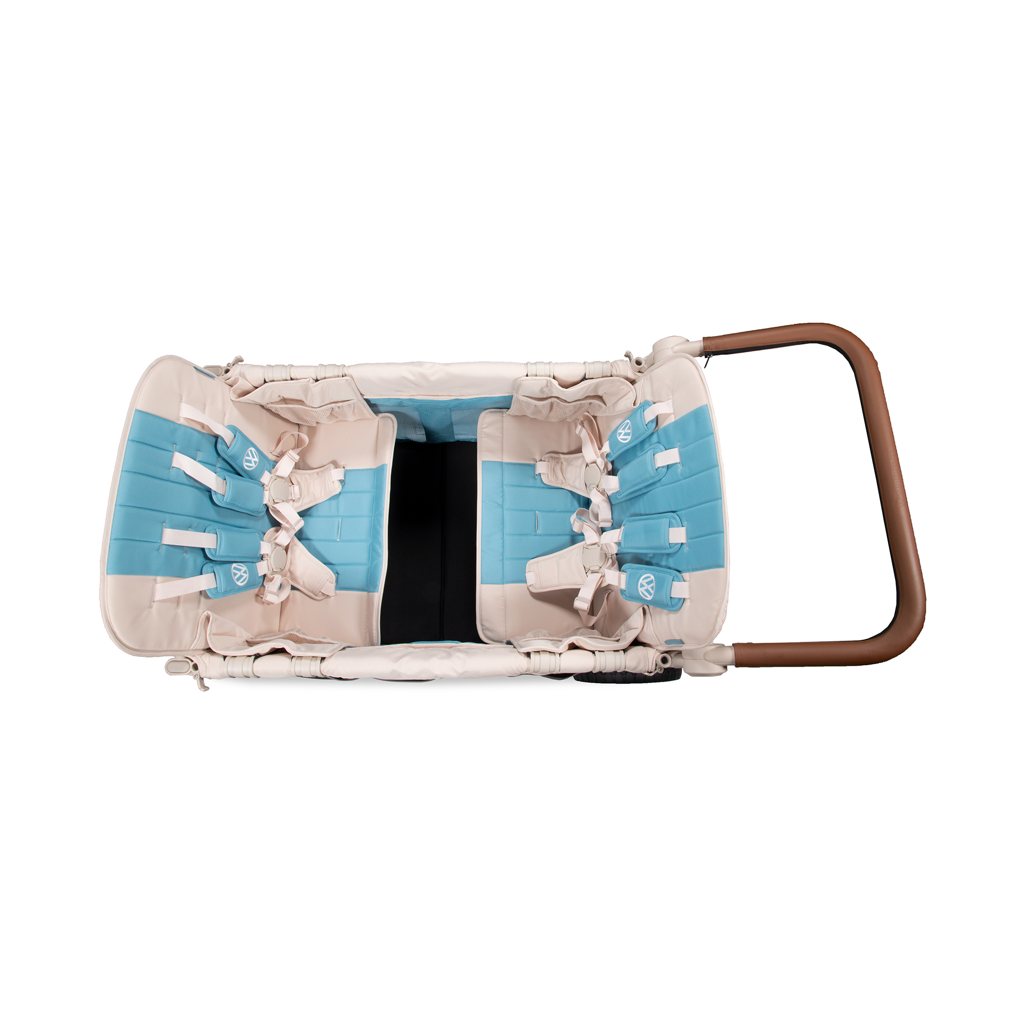 Zwillingswagen & Geschwisterwagen, WONDERFOLD, Blau – Produktansicht