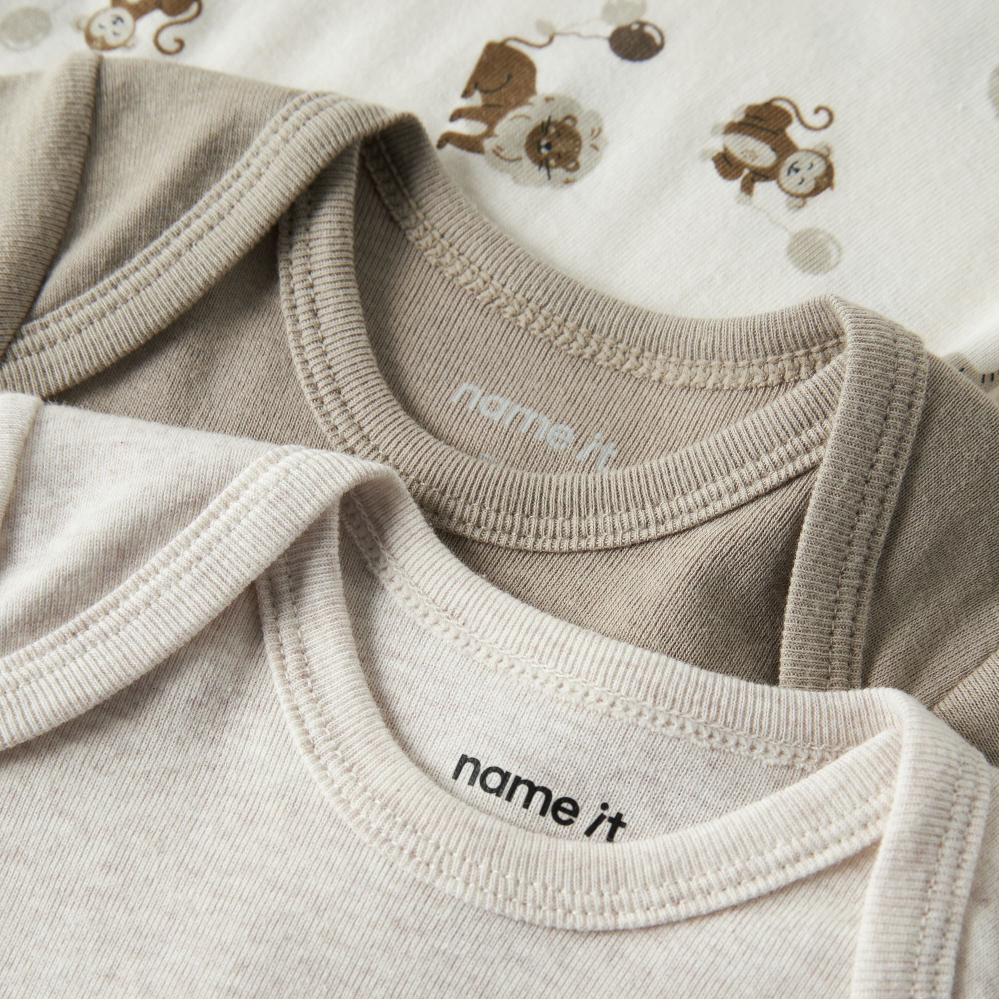 Langarmbodys, name it, Beige – Produktansicht