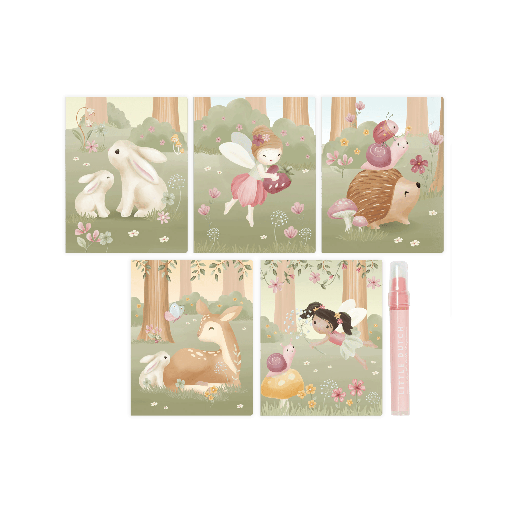 Malen & Kneten, LITTLE DUTCH, Pink – Produktansicht