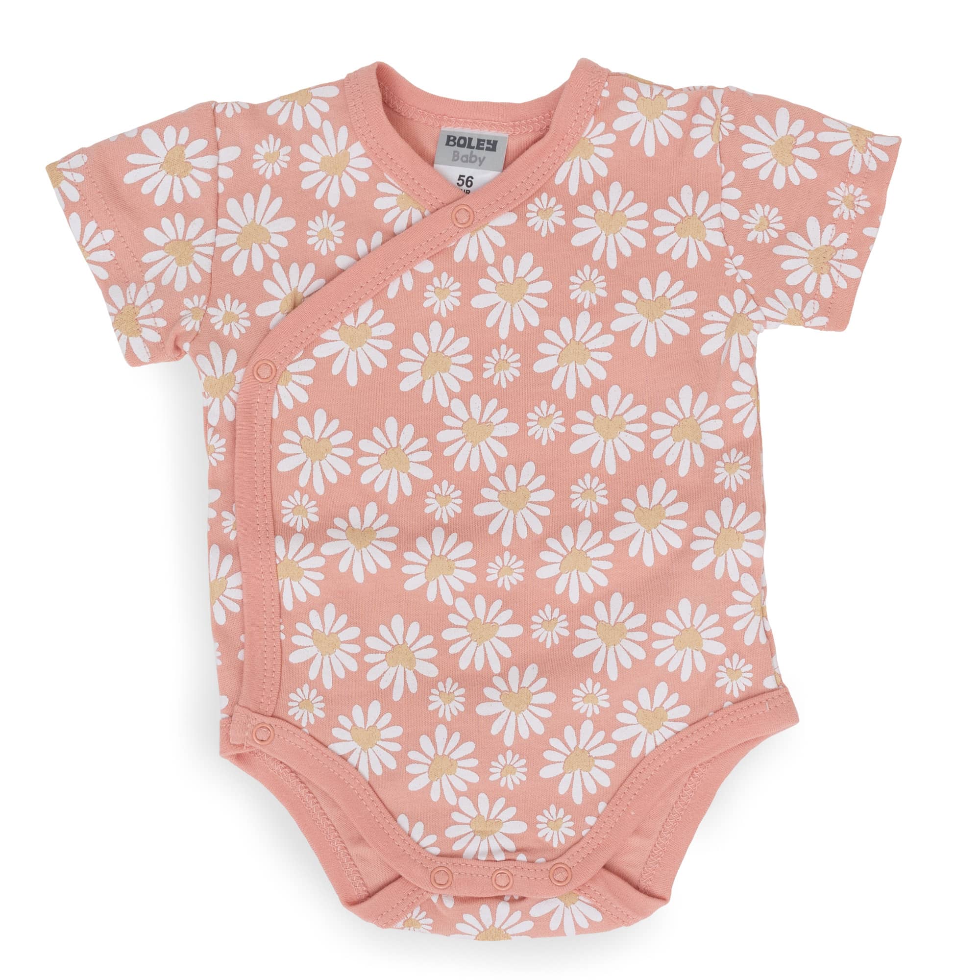 Wickelbodys, Boley, Pink – Besonderheit: aus 100% Baumwolle