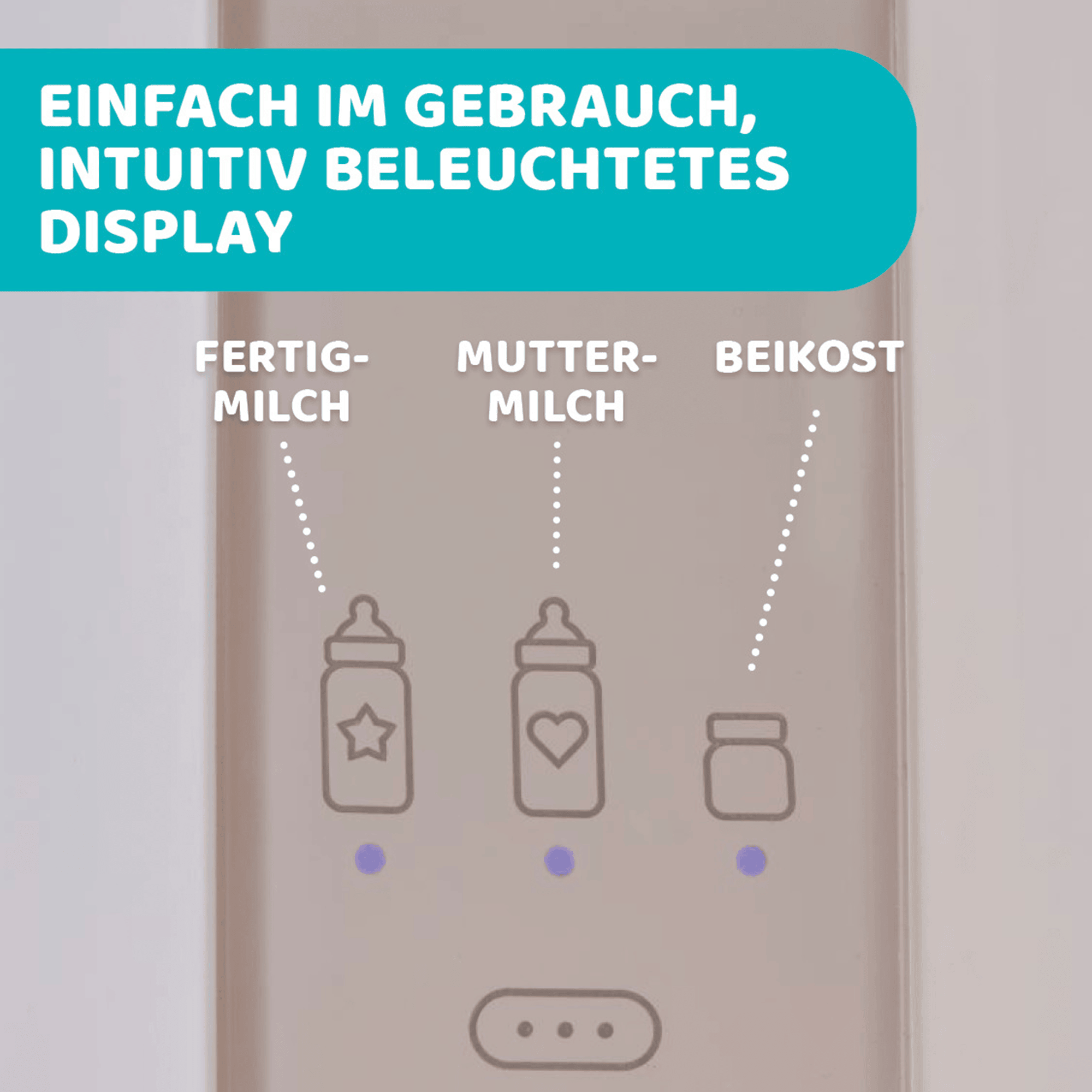 Babykostwärmer, chicco, Weiß – Produktansicht