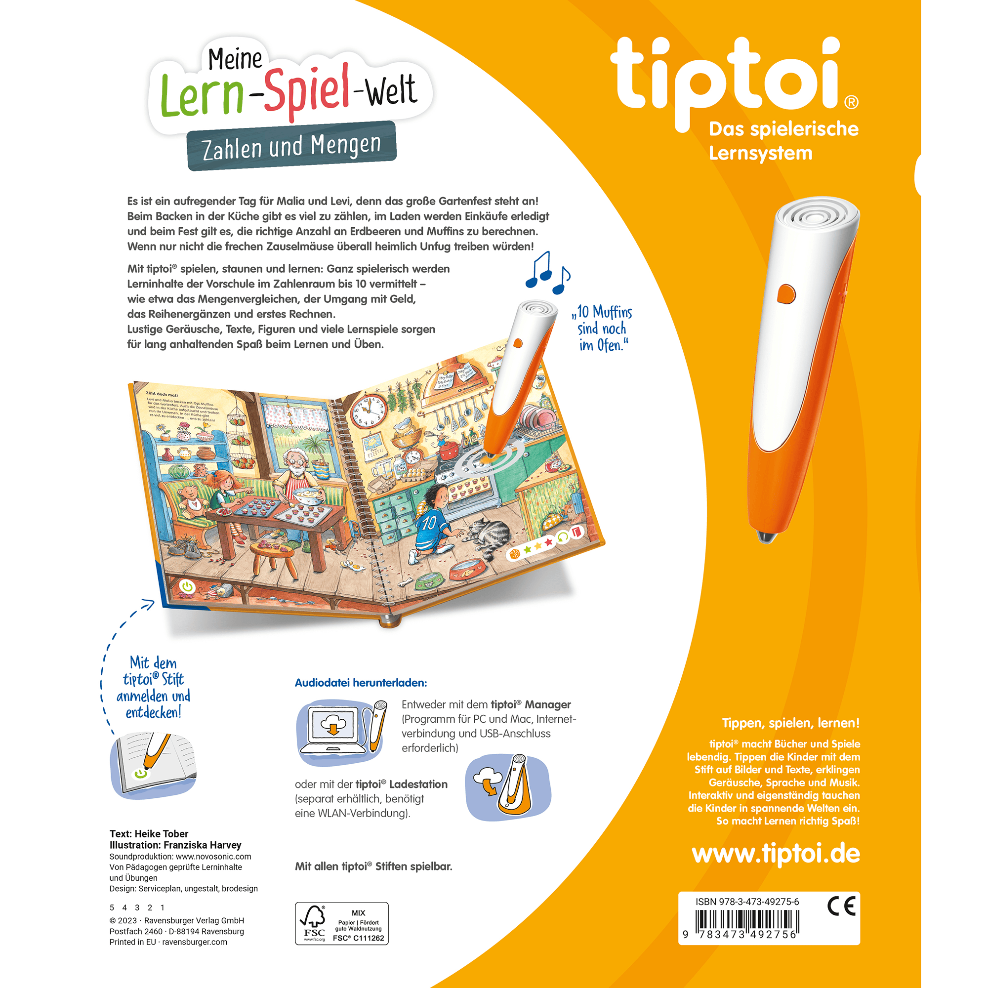 Kinderbücher, Tiptoi, Mehrfarbig – Produktansicht