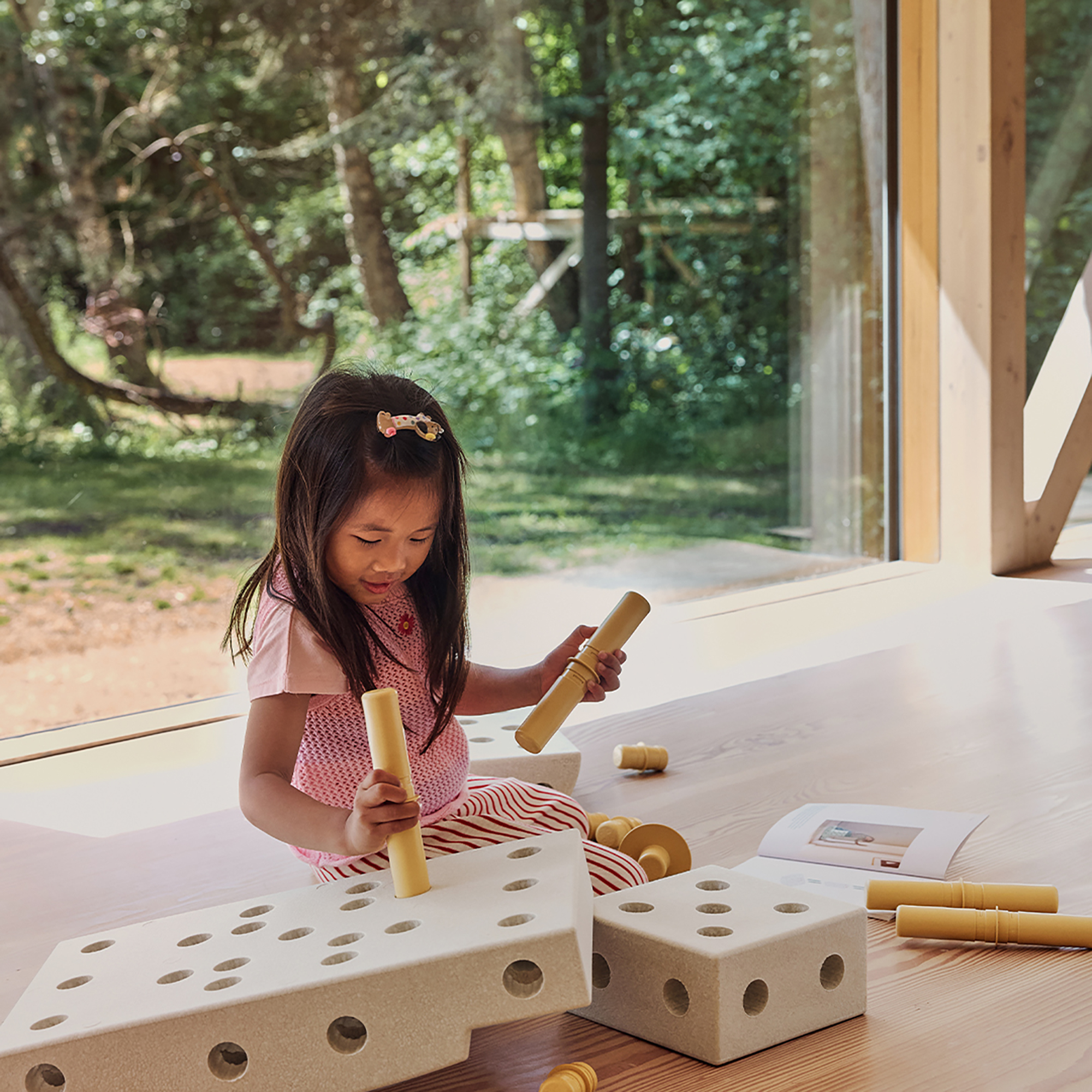 Schaumstoff Bausteine, MODU, Beige – Produktansicht