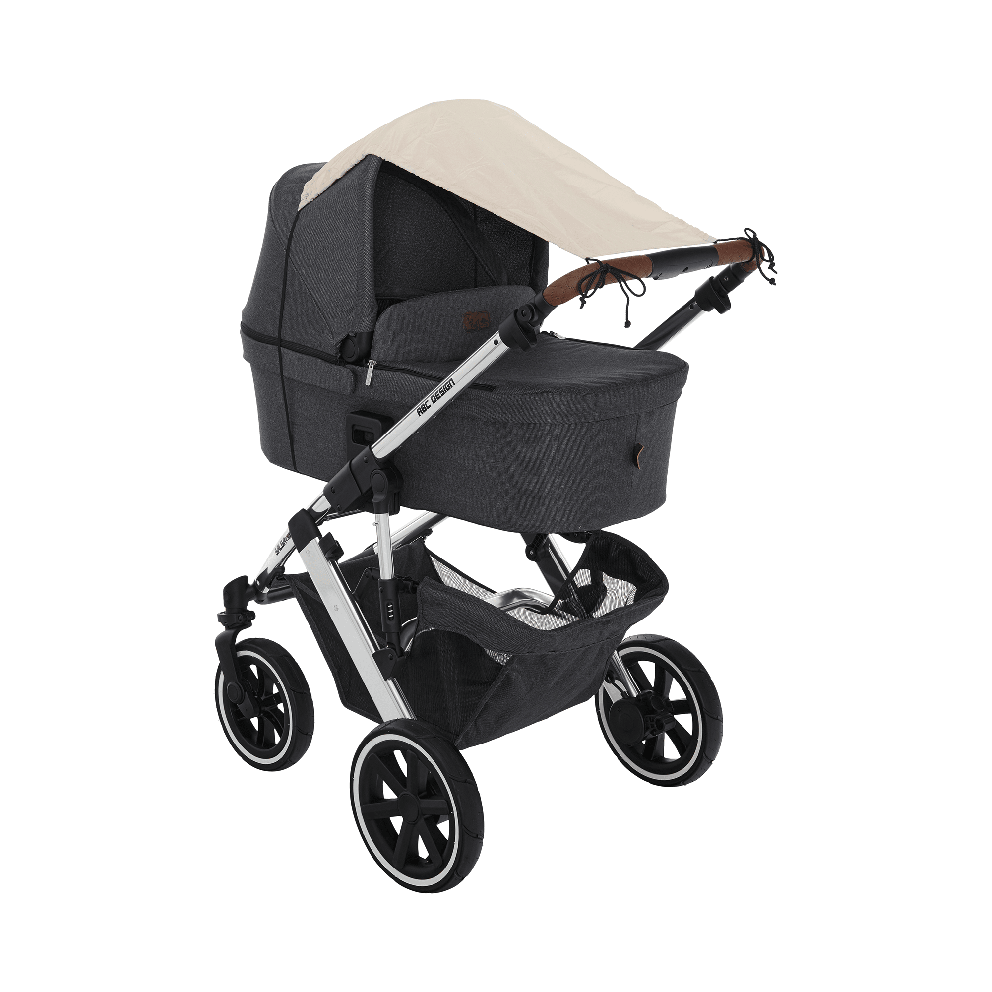 Sonnen- & Insektenschutz Kinderwagen, LITTLE ONE, Beige – Besonderheit: mit UV-Schutz 50+