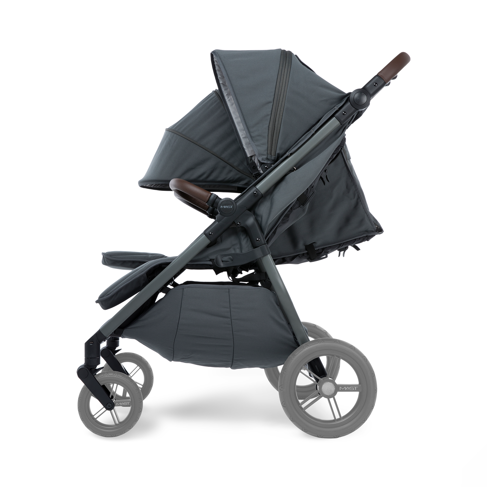 Kombi-Kinderwagen, MAST, Grün – Produktansicht