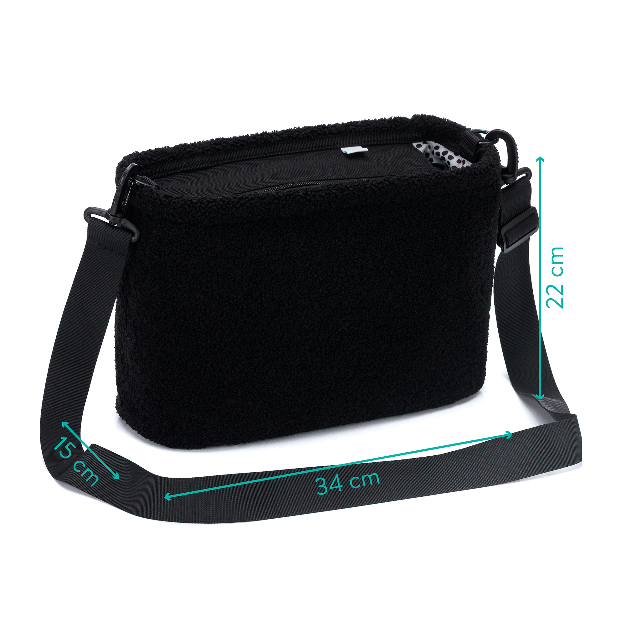 Wickeltaschen, LITTLE ONE, Schwarz – Produktansicht