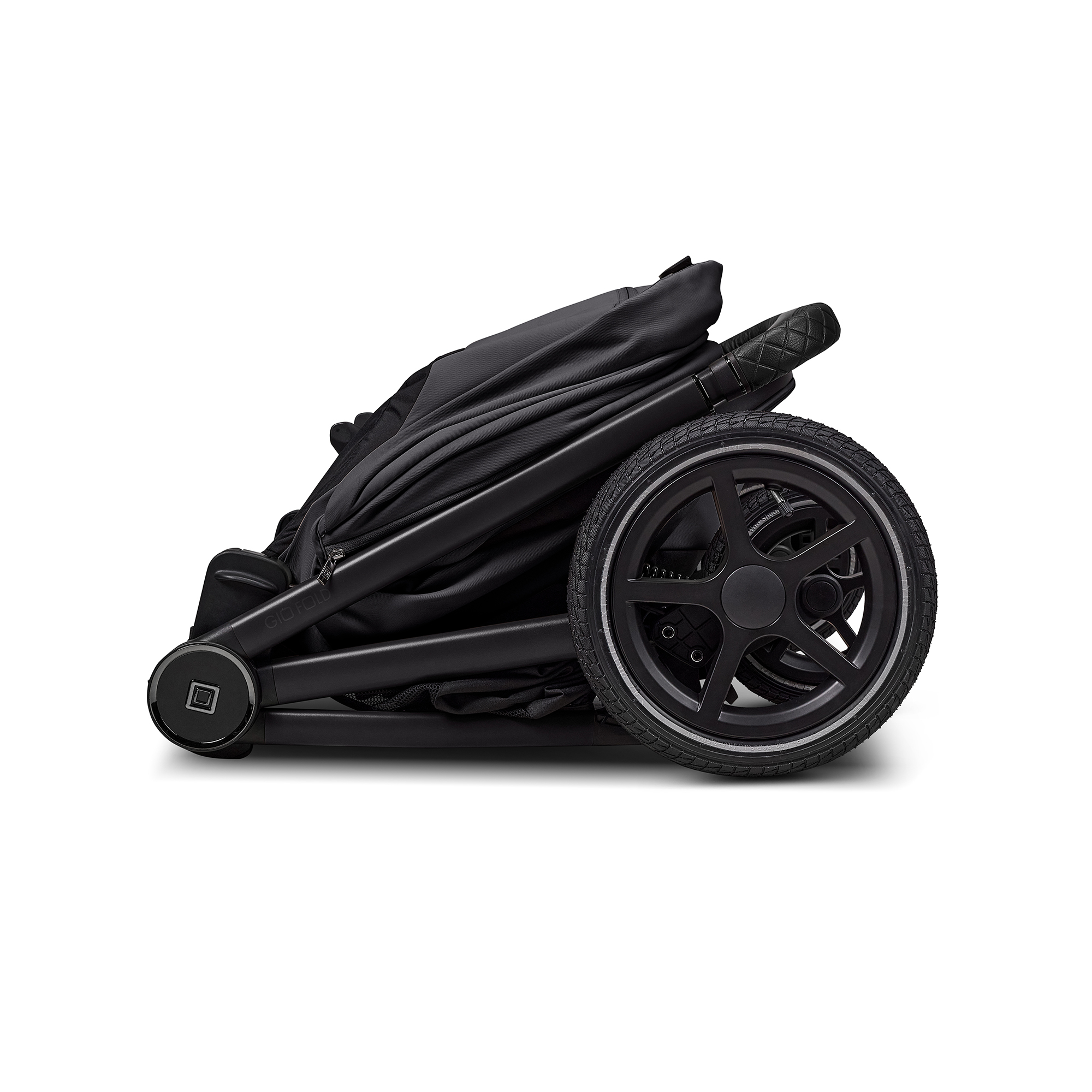 Kombi-Kinderwagen, MOON, Schwarz – Produktansicht