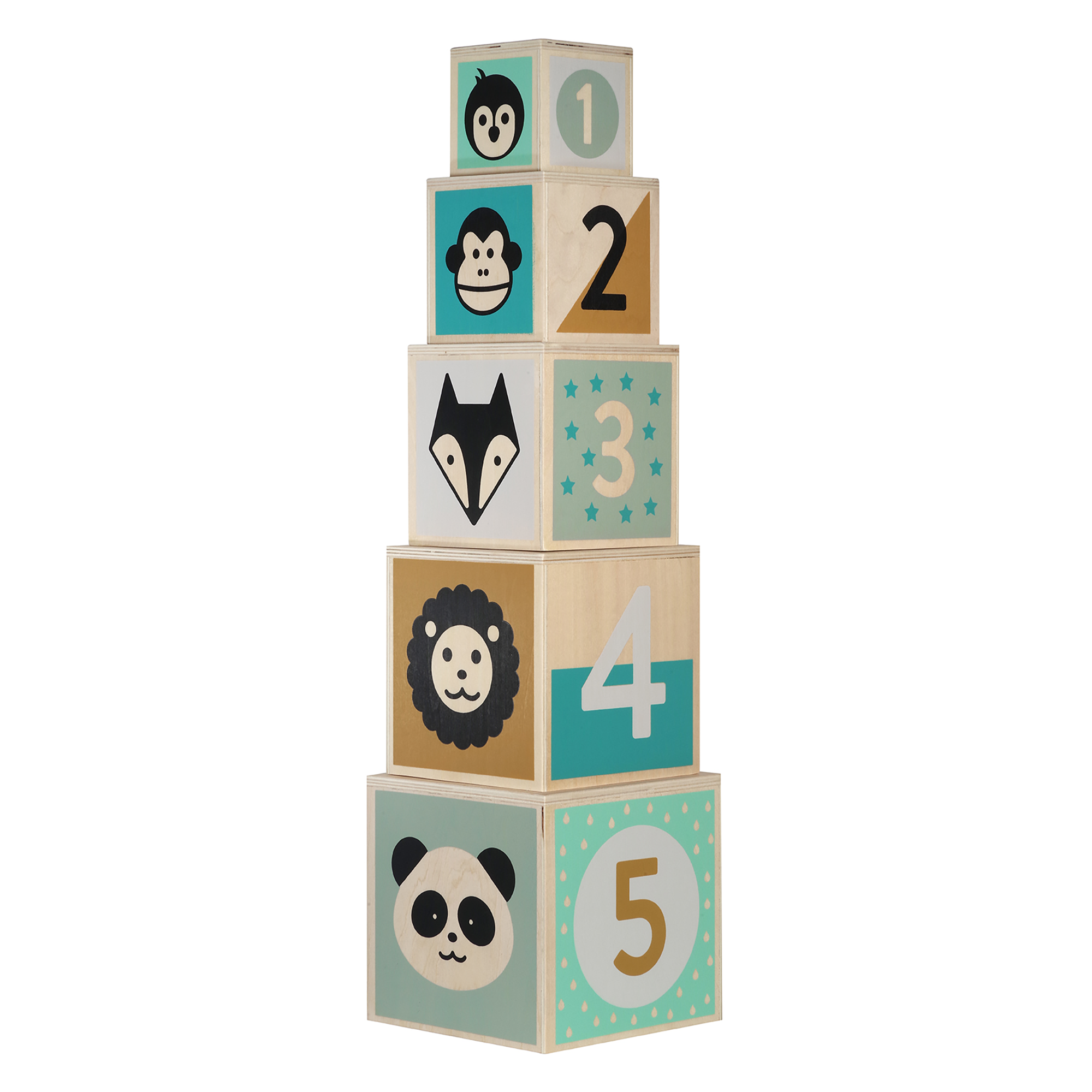 Stapeltürme, KINDSGUT, Mehrfarbig – Produktansicht