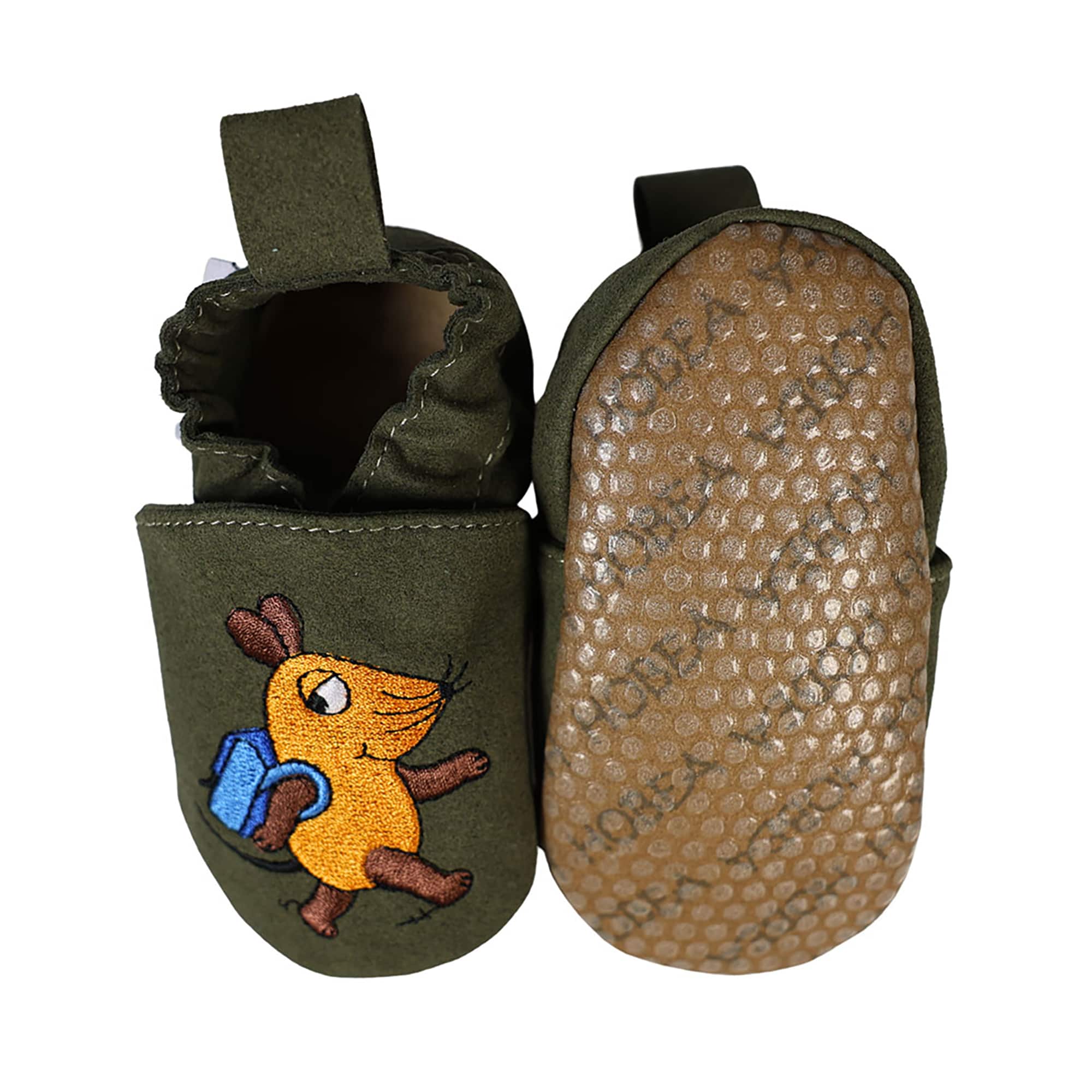 Krabbelschuhe, HOBEA – Besonderheit: schützt kleine Füße beim Krabbeln und Laufen
