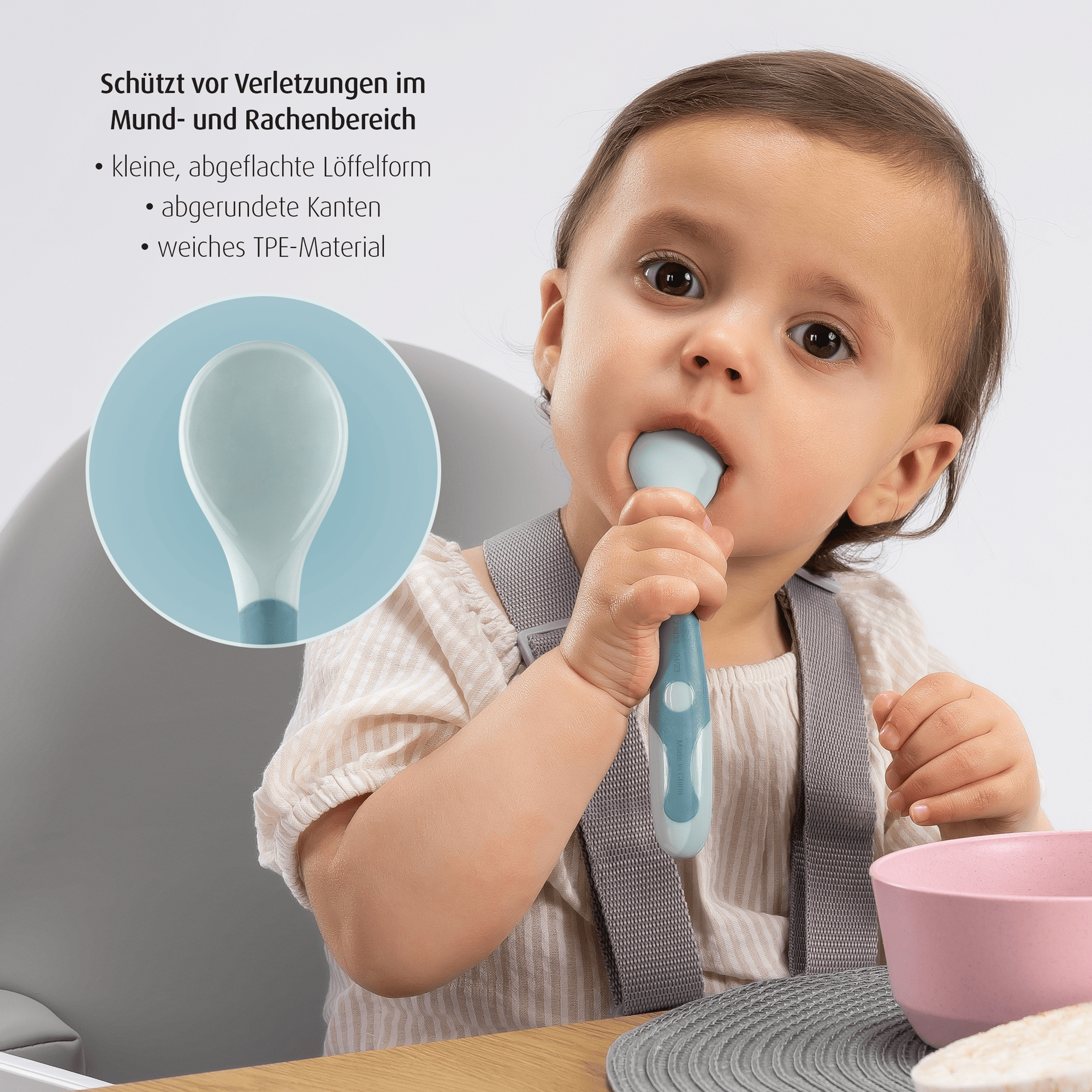 Kinderbesteck, reer, Blau – Produktansicht
