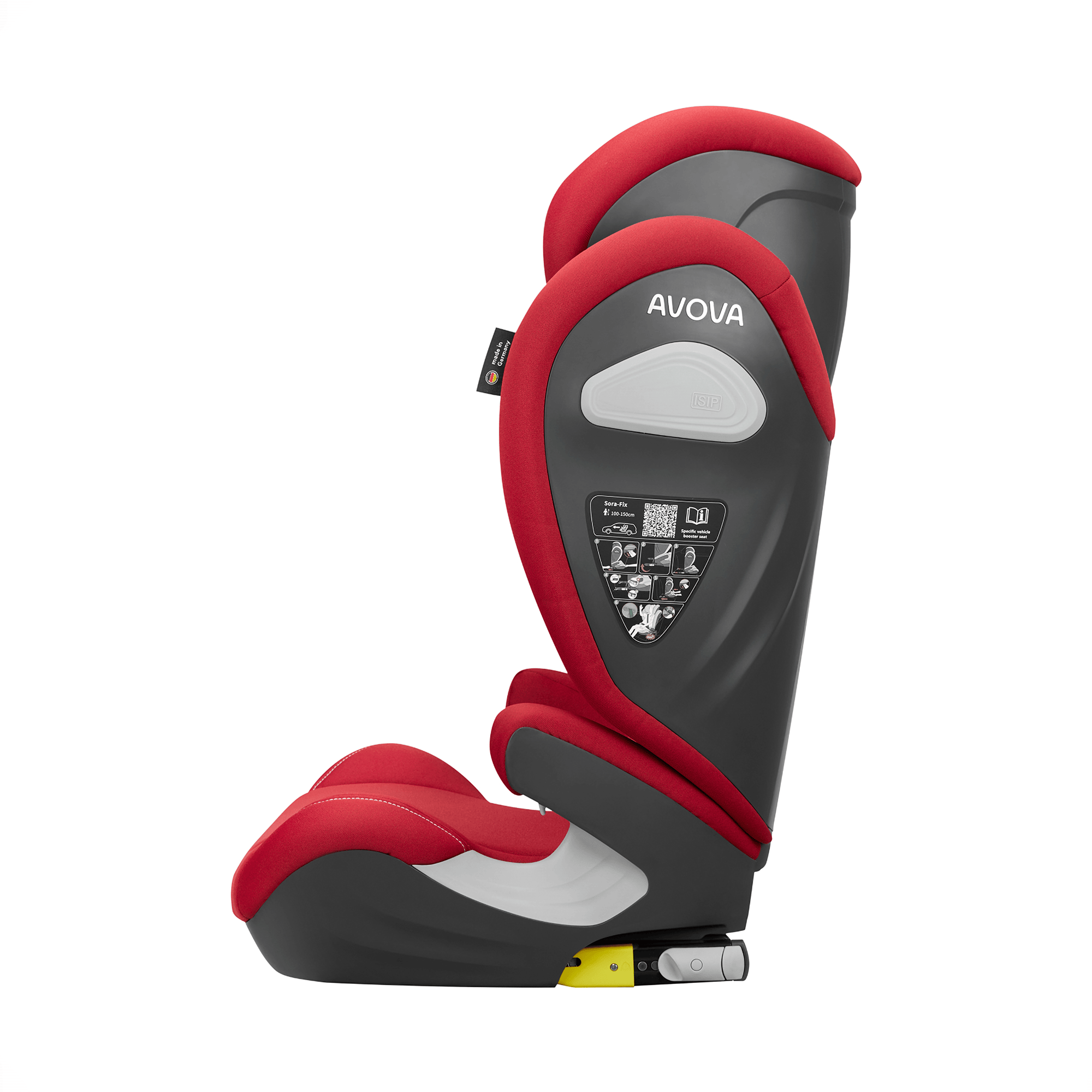 Kindersitze 15-36 kg, Gruppe 2/3, AVOVA, Rot – Produktansicht