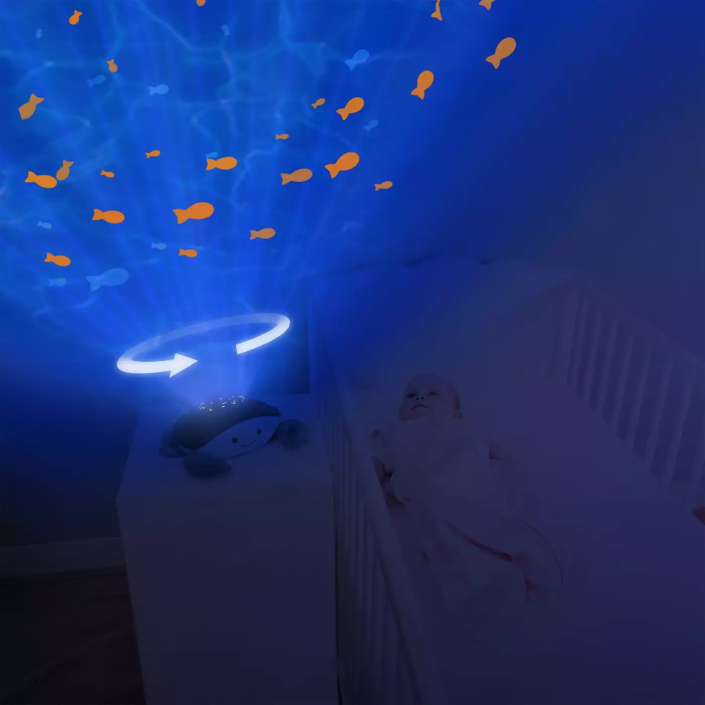 Nachtlichter, ZAZU, Blau – Produktansicht