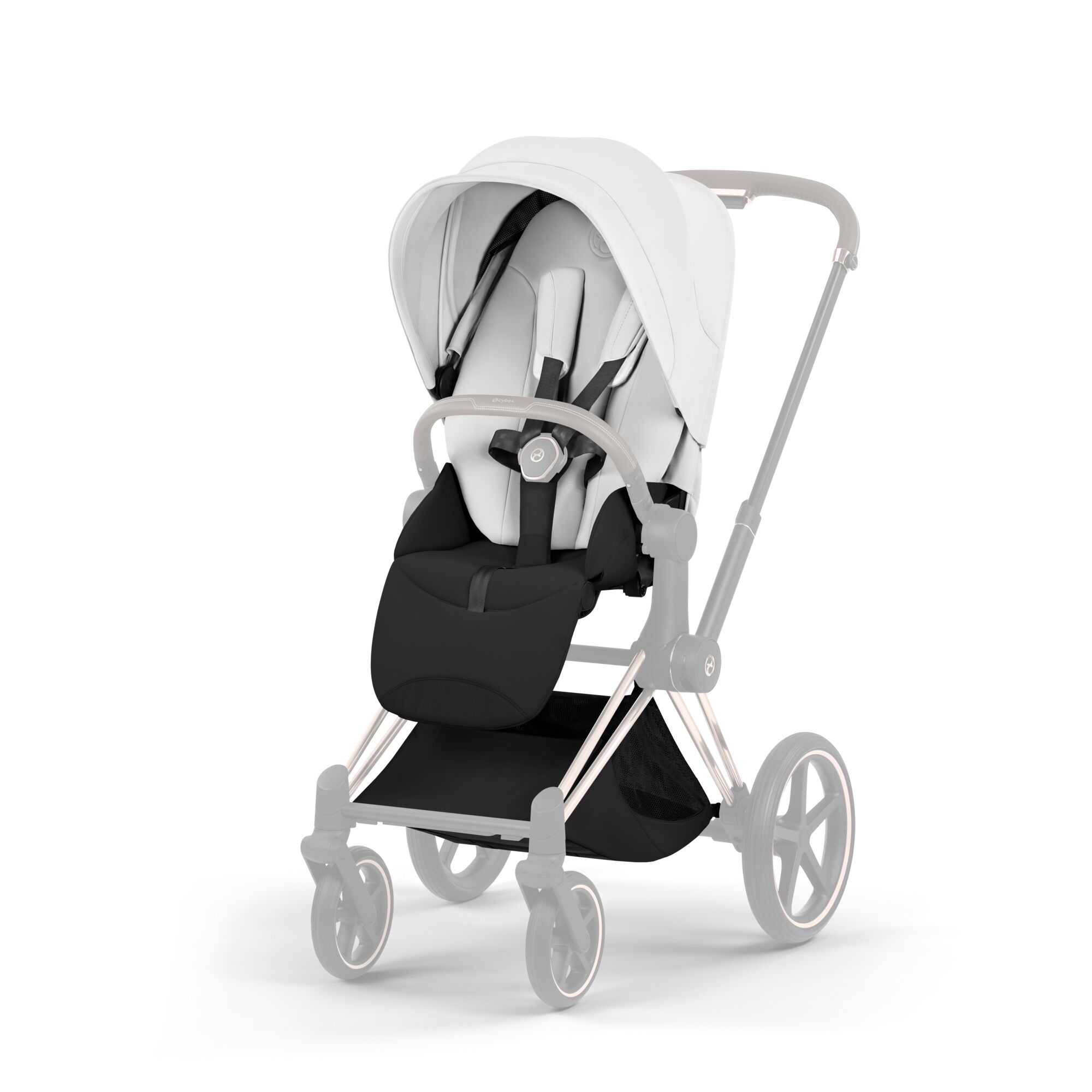 Sportsitze, cybex PLATINUM, Beige – Besonderheit: wendbare Sitzeinheit ermöglicht Blickkontakt zu den Eltern oder neugierige Blicke in die Welt