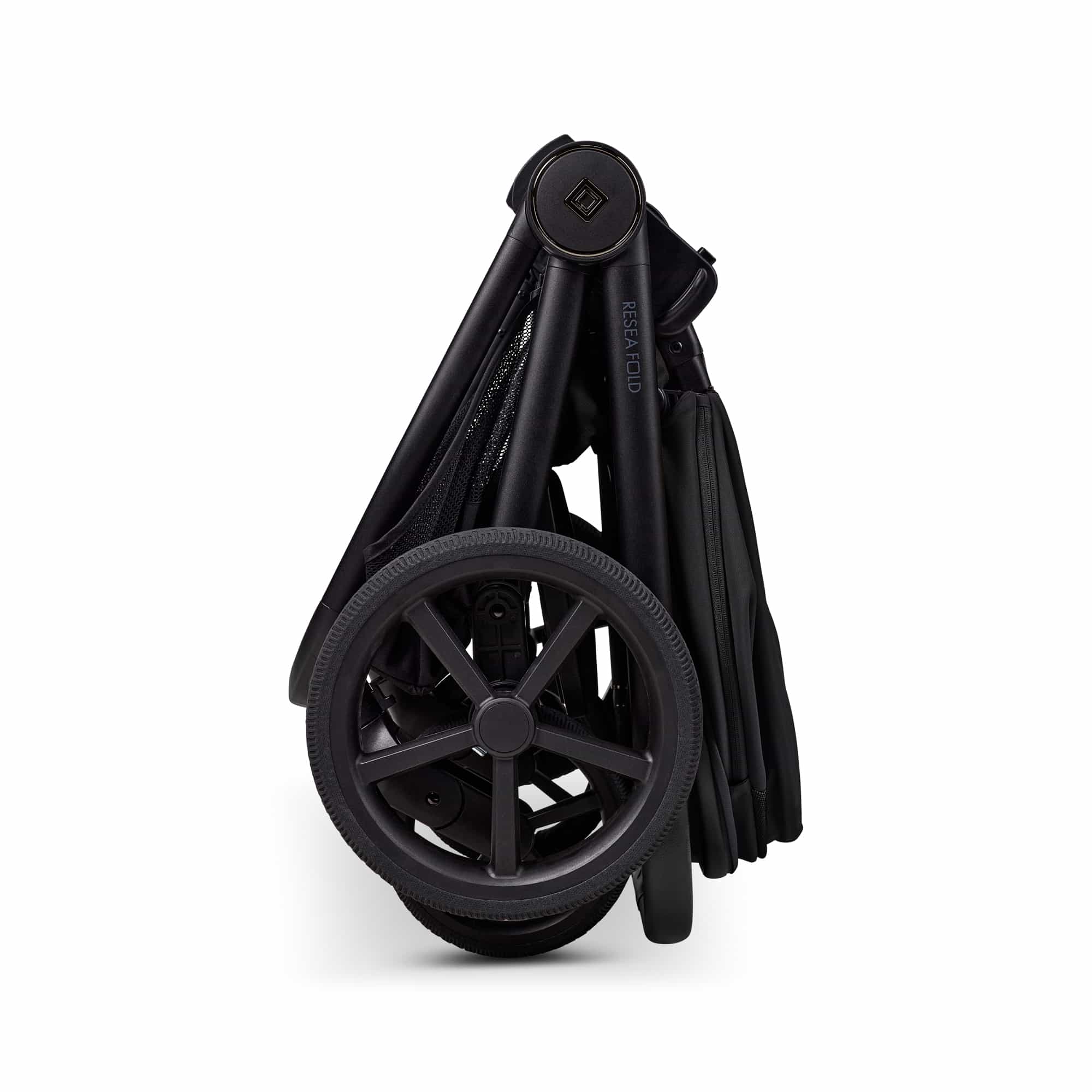 Kombi-Kinderwagen, MOON, Schwarz – Produktansicht
