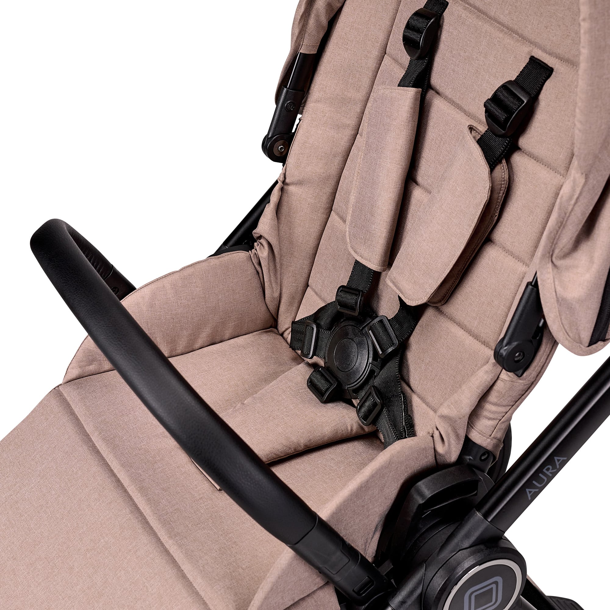 Kombi-Kinderwagen, MOON, Beige – Produktansicht