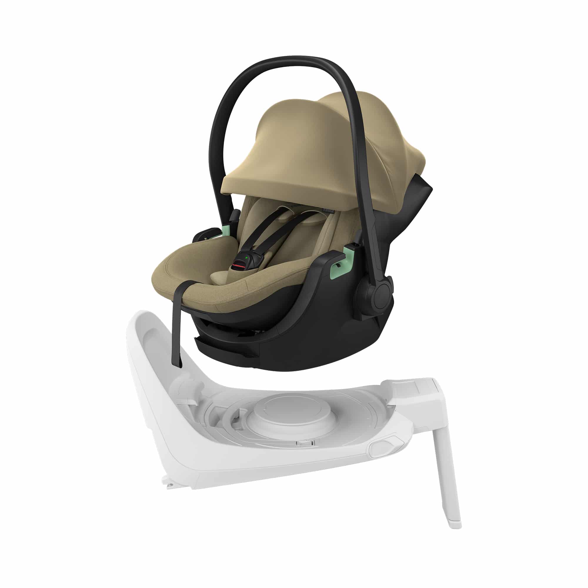 Babyschalen 0-13 kg, Gruppe 0+, THULE, Grün – Produktansicht