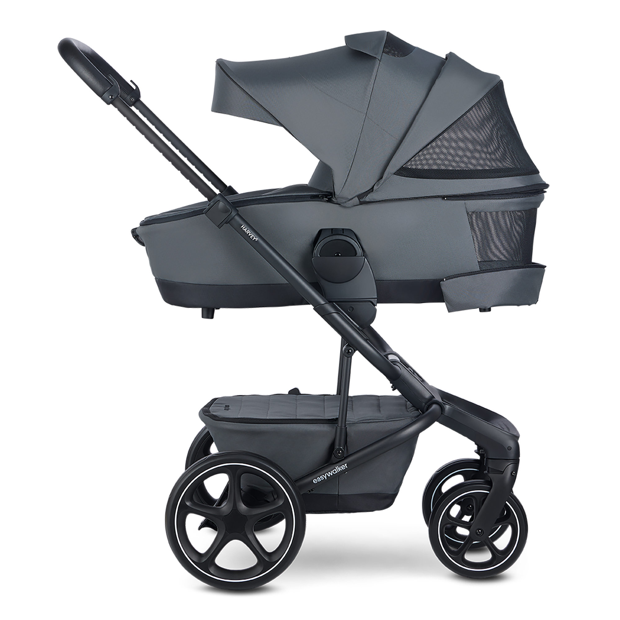 Kombi-Kinderwagen, easywalker, Grau – Produktansicht