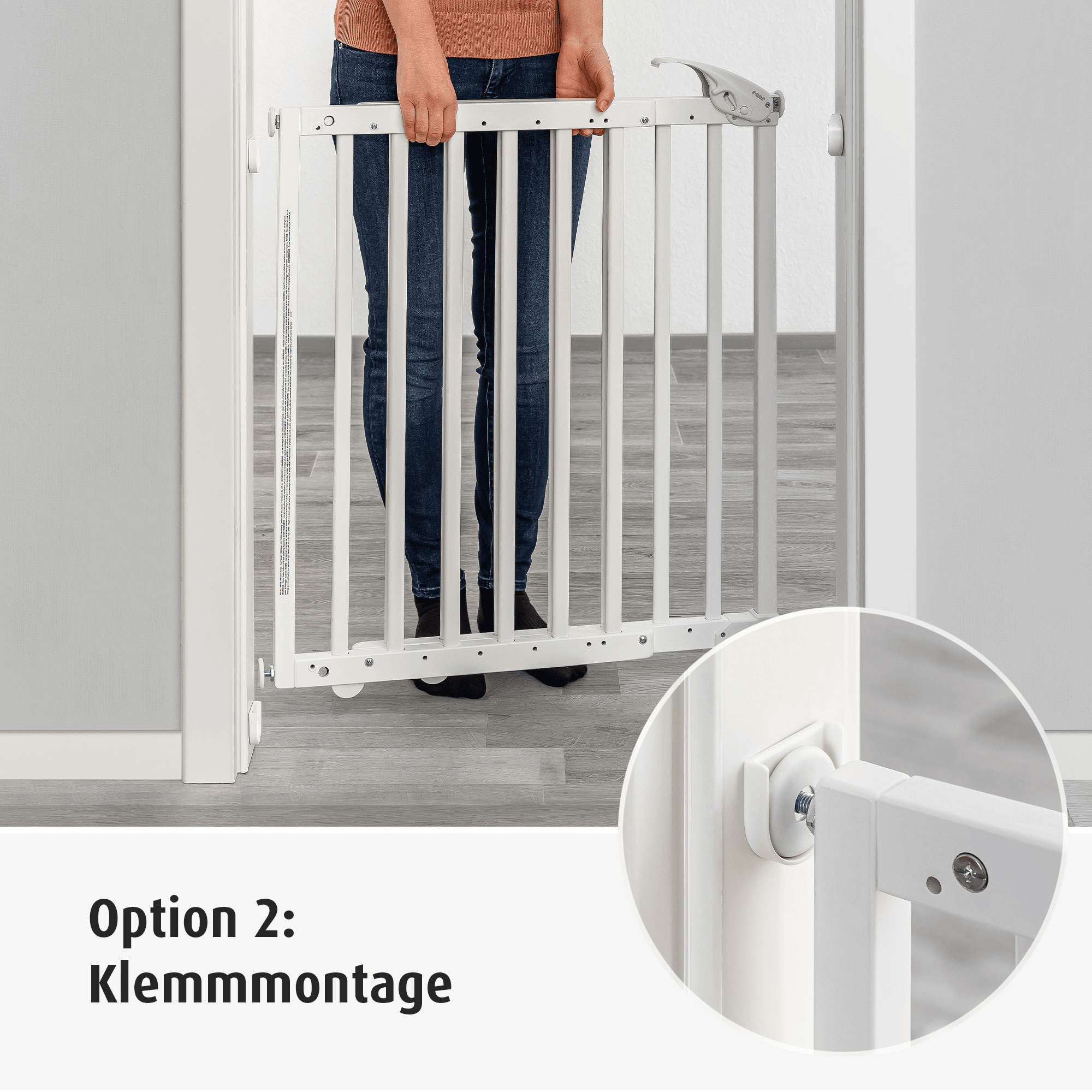 Tür- & Treppenschutzgitter, reer, Weiß – Produktansicht