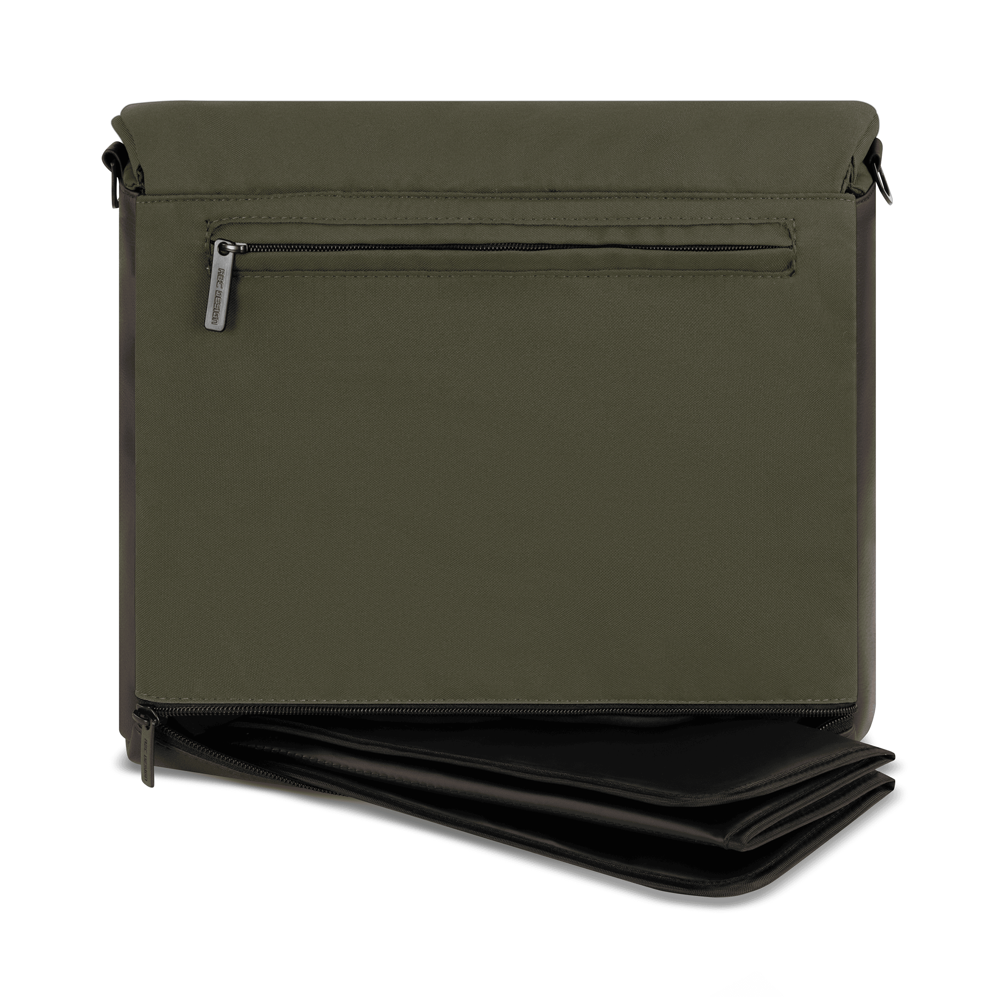 Wickeltaschen grau, ABC DESIGN, Grün – Produktansicht