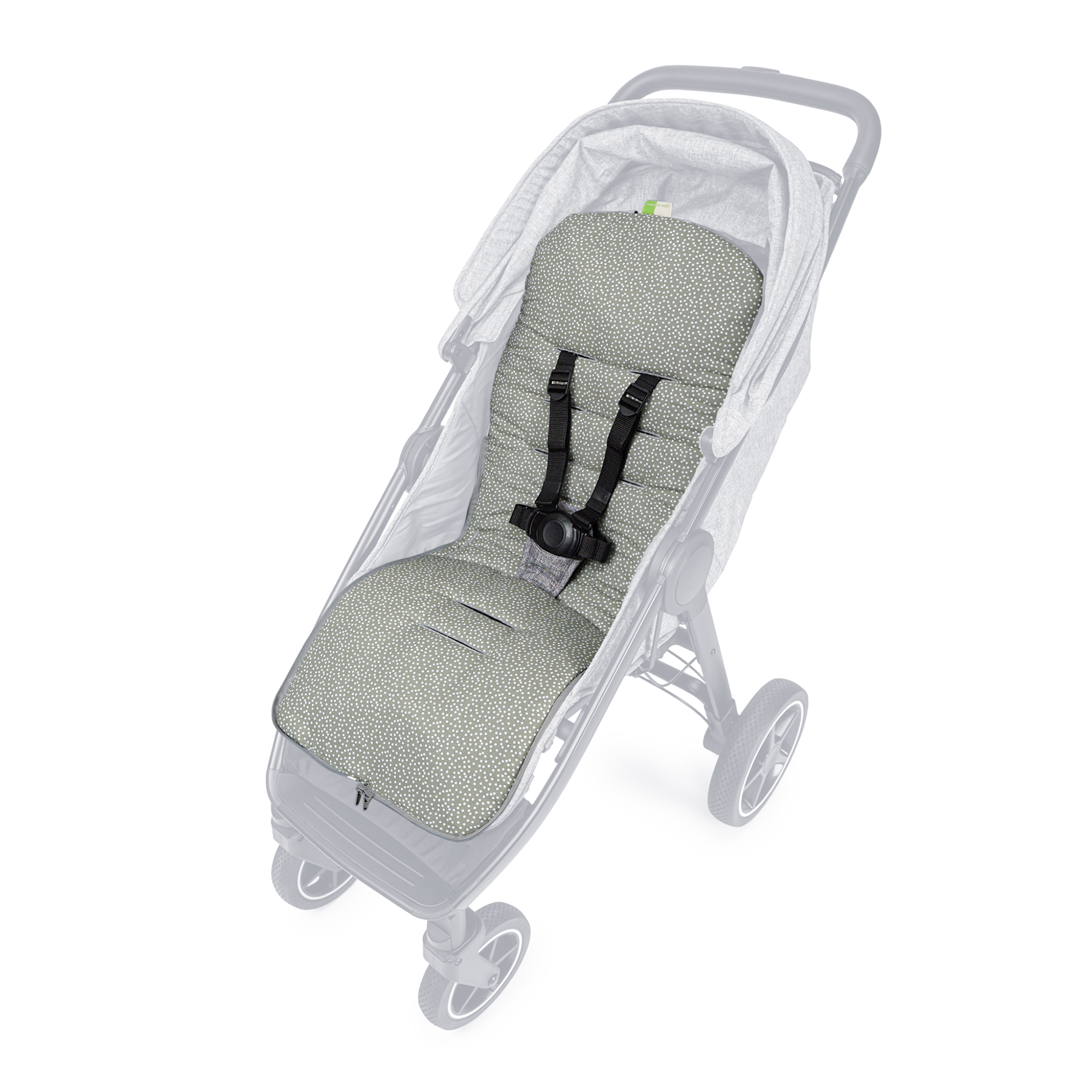 Fußsäcke & Decken, Liebes von Priebes, Grau – Besonderheit: pflegeleichter Universalfußsack für Kinderwagenwannen und Buggys