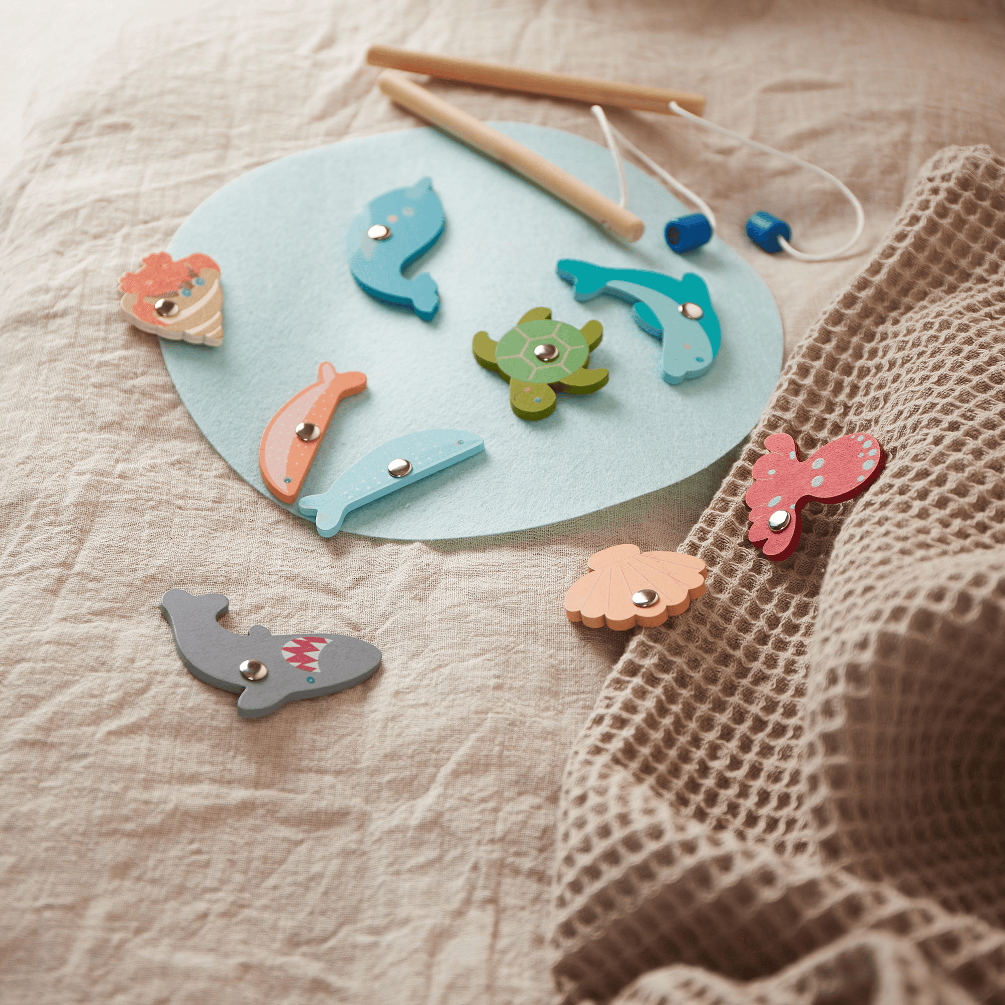 Kinderspiele, bieco, Blau – Produktansicht