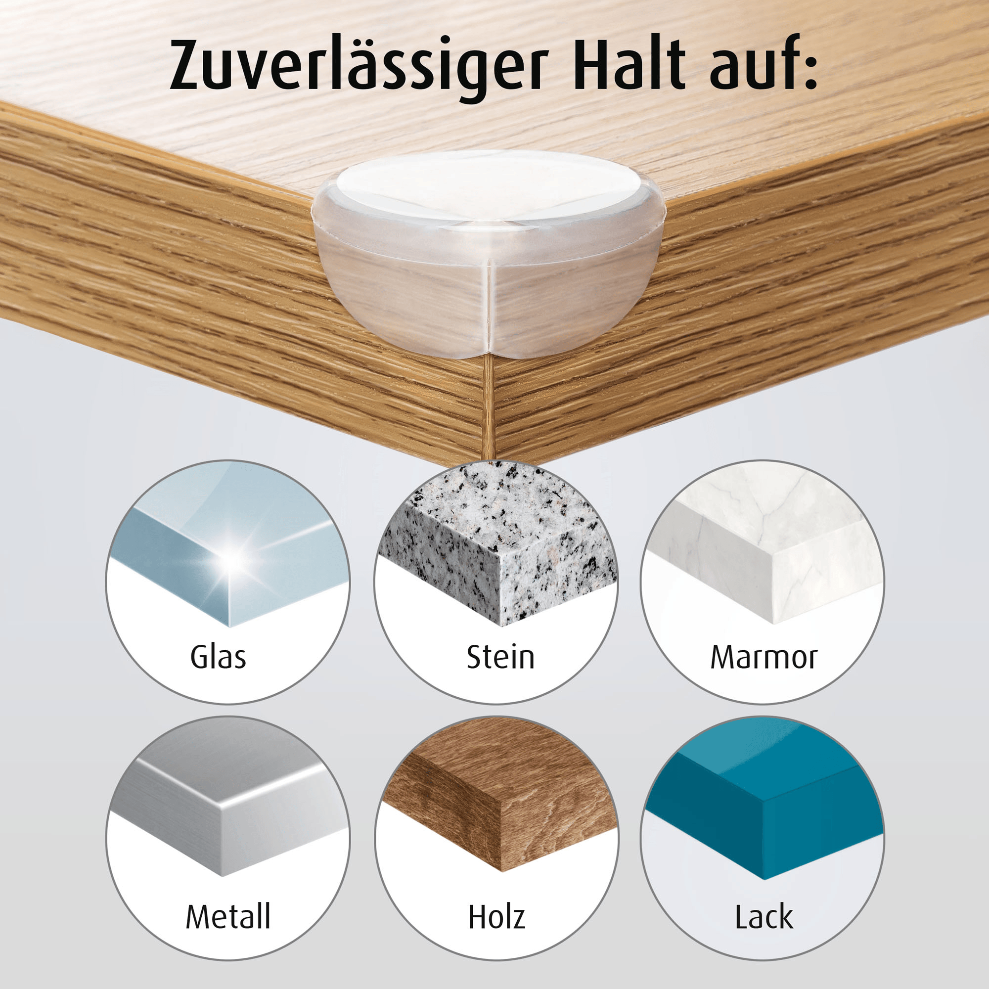 Kantenschutz, reer, Transparent – Produktansicht
