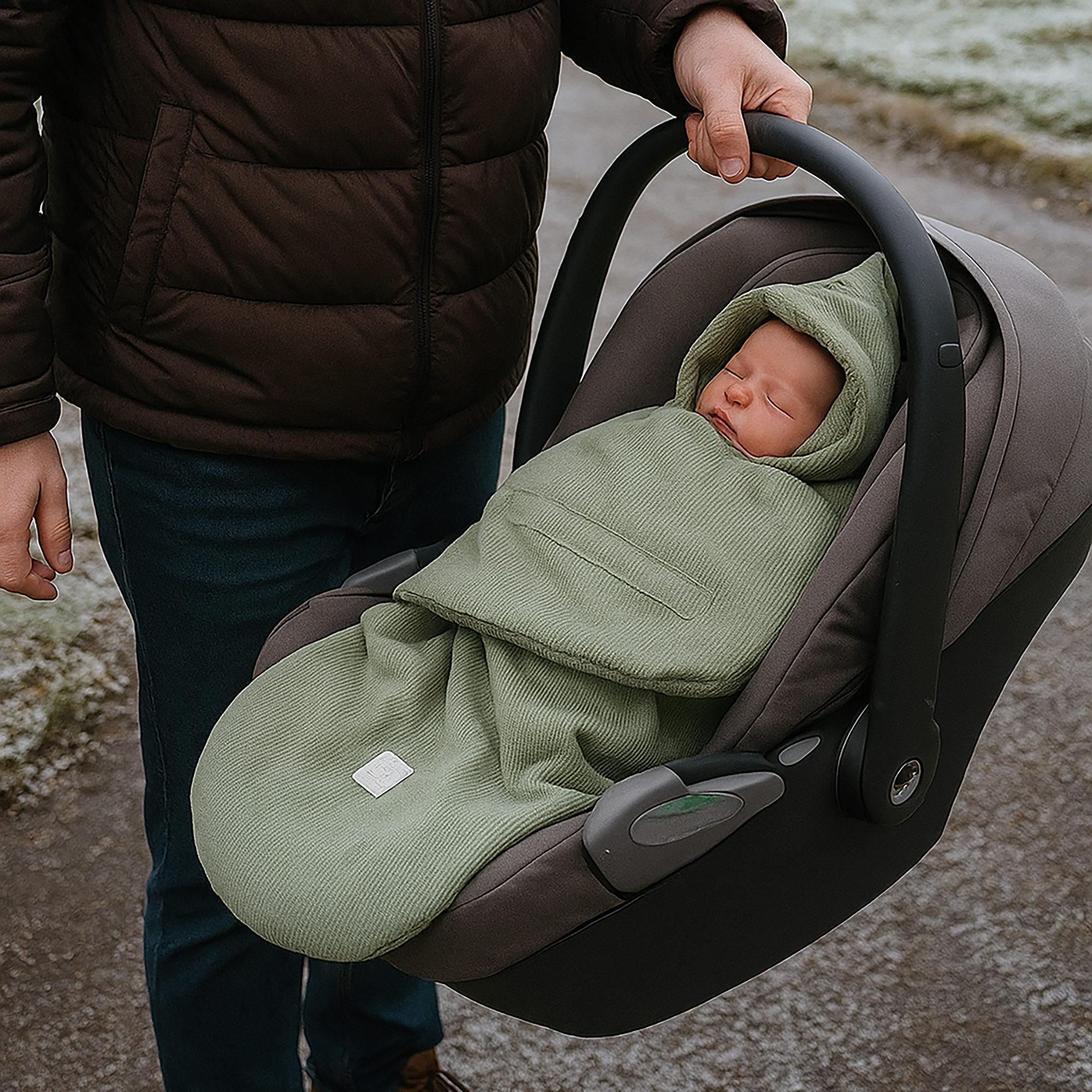 Einschlagdecken & Decken, KAISER, Grün – Besonderheit: passend für alle gängigen Babyschalen & Autositze